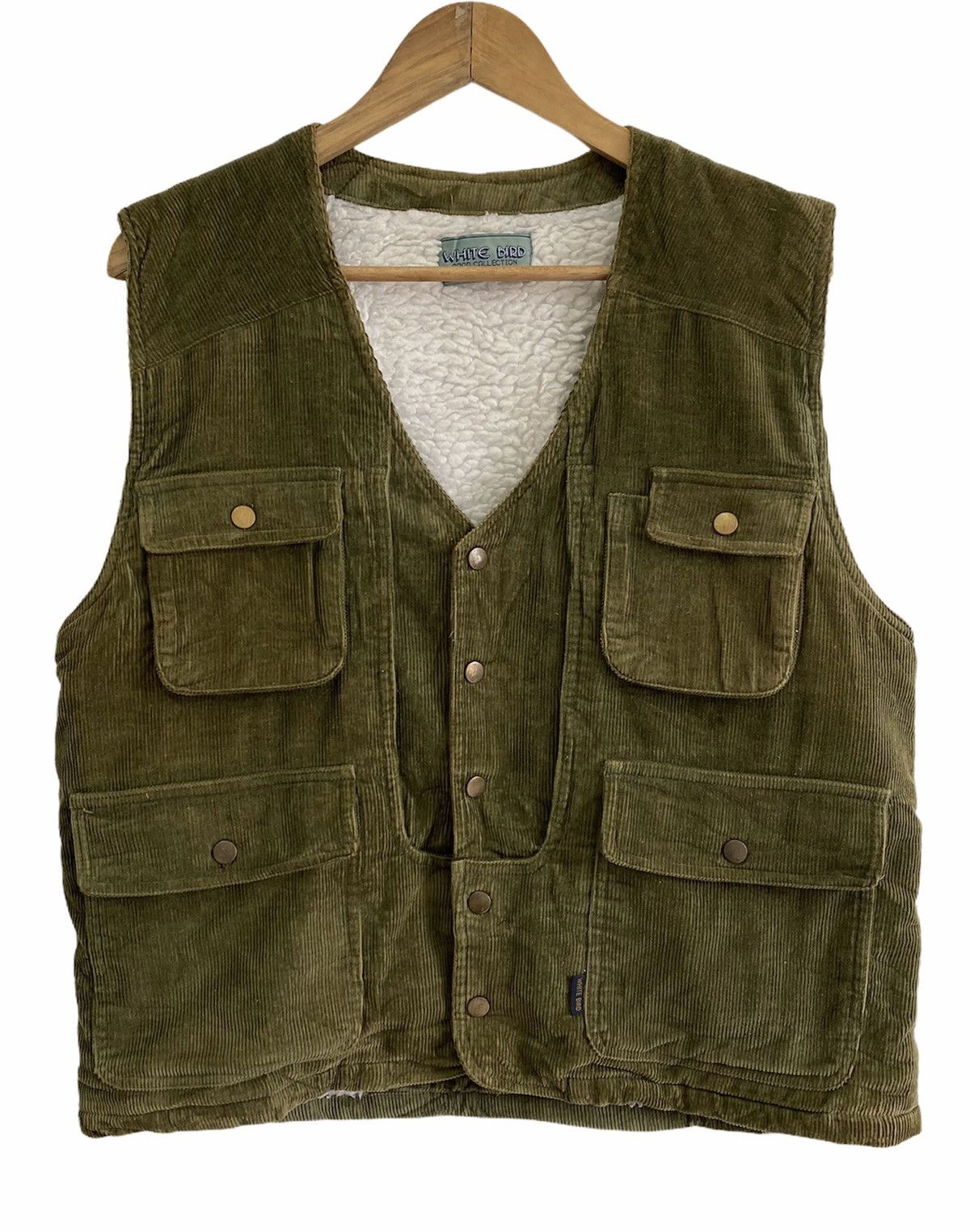 Japanese Brand Tactical Utility Multi Pocket Corduroy Vests Size US S / EU 44-46 / 1 - 1 Thumbnail