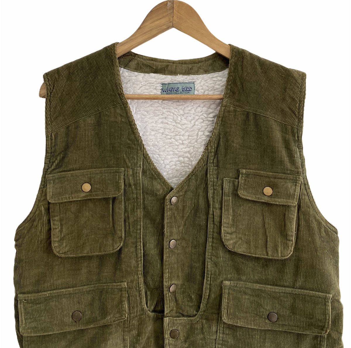 Japanese Brand Tactical Utility Multi Pocket Corduroy Vests Size US S / EU 44-46 / 1 - 5 Thumbnail