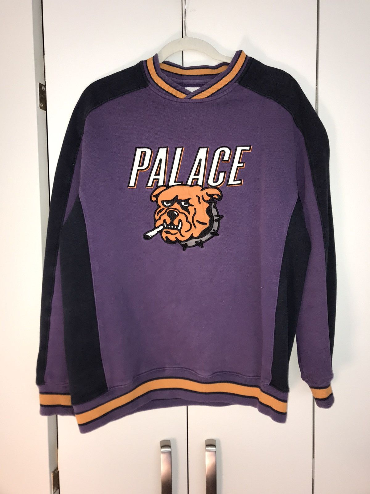 Palace Bunning Bulldog Crew Purple