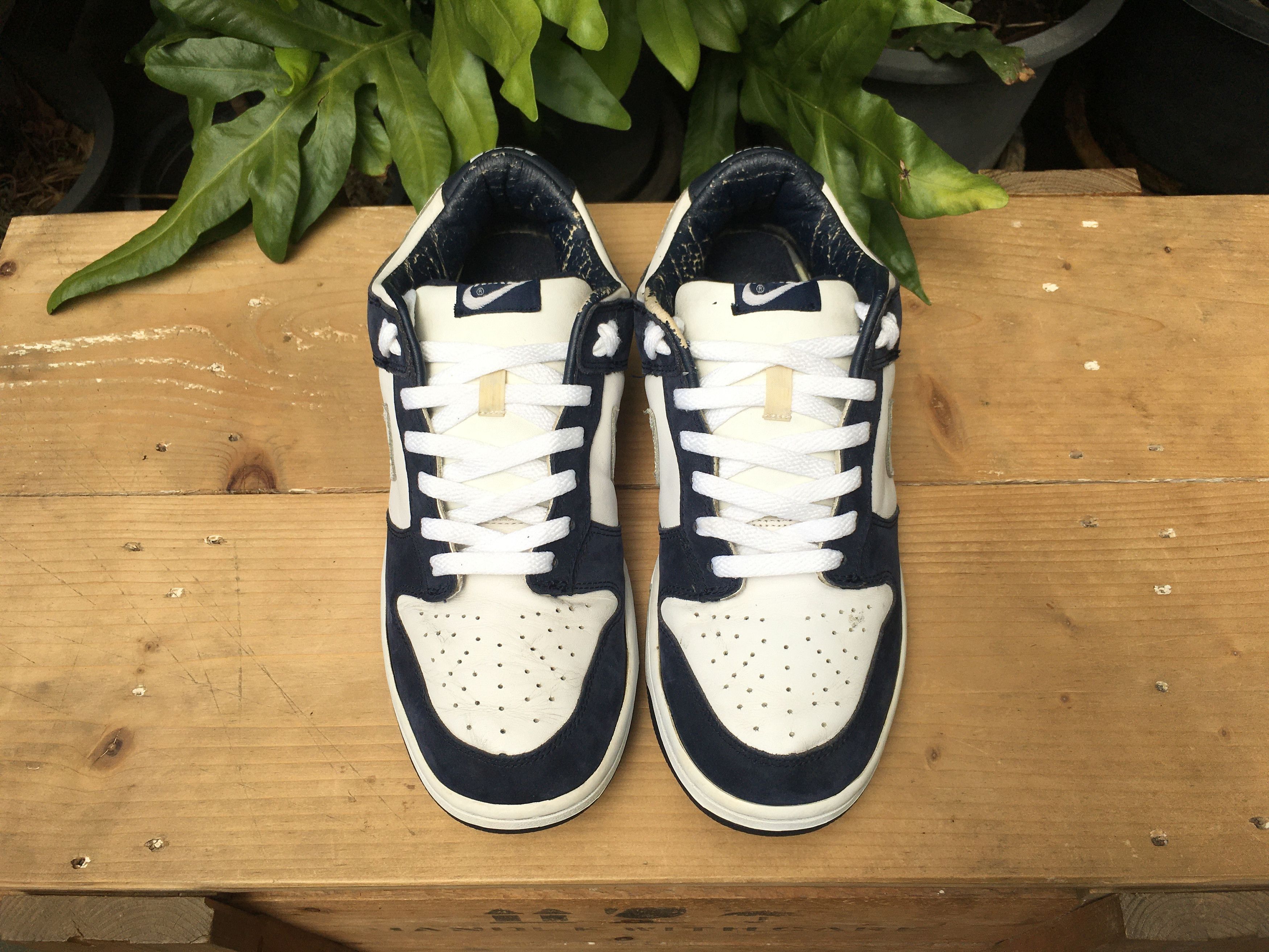 Nike × Vintage 🔥 Vintage Nike Dunk Low Pro B White Obsidian 2003 Size US 11 / EU 44 - 7 Thumbnail