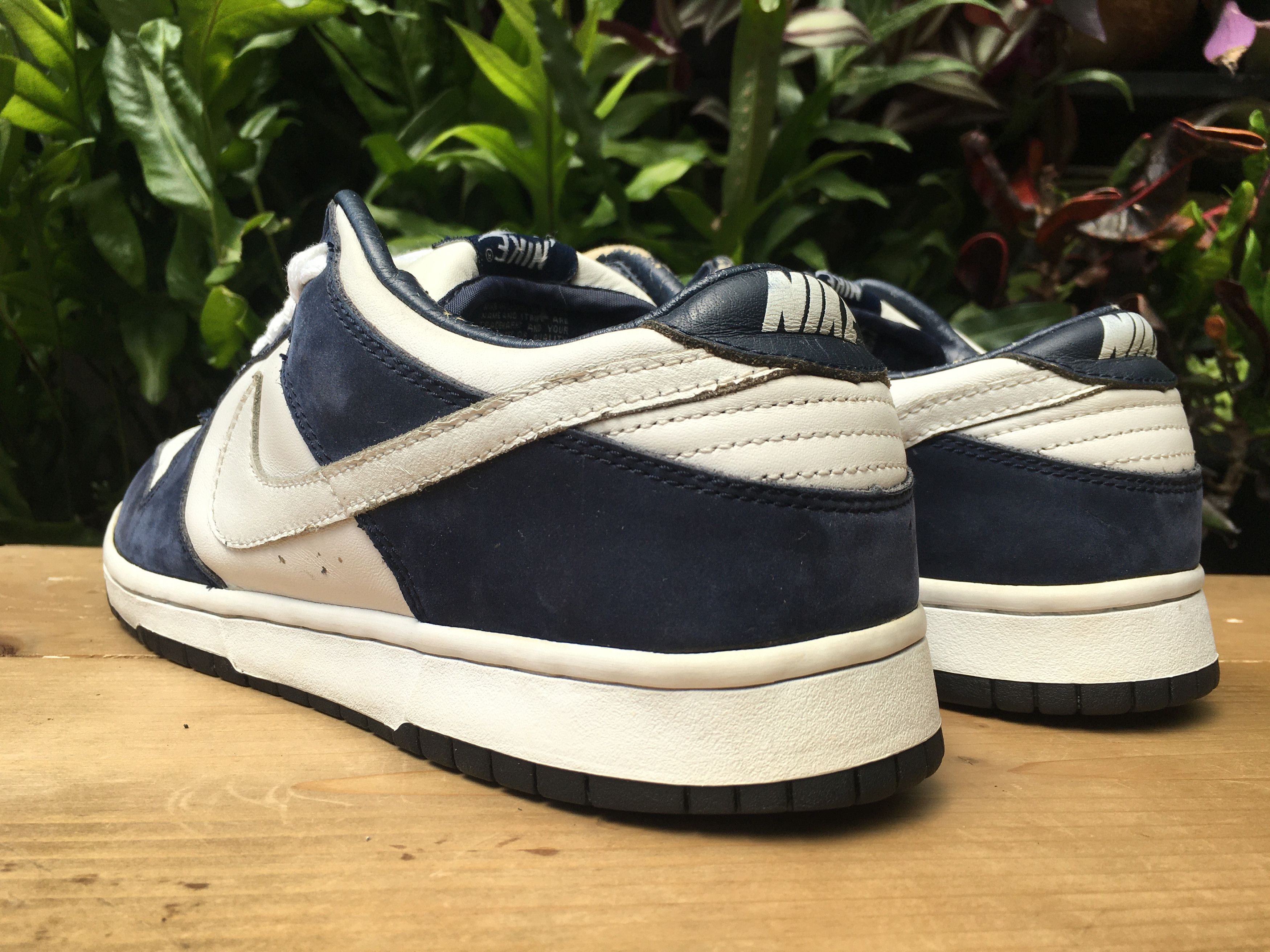 Nike × Vintage 🔥 Vintage Nike Dunk Low Pro B White Obsidian 2003 Size US 11 / EU 44 - 18 Thumbnail