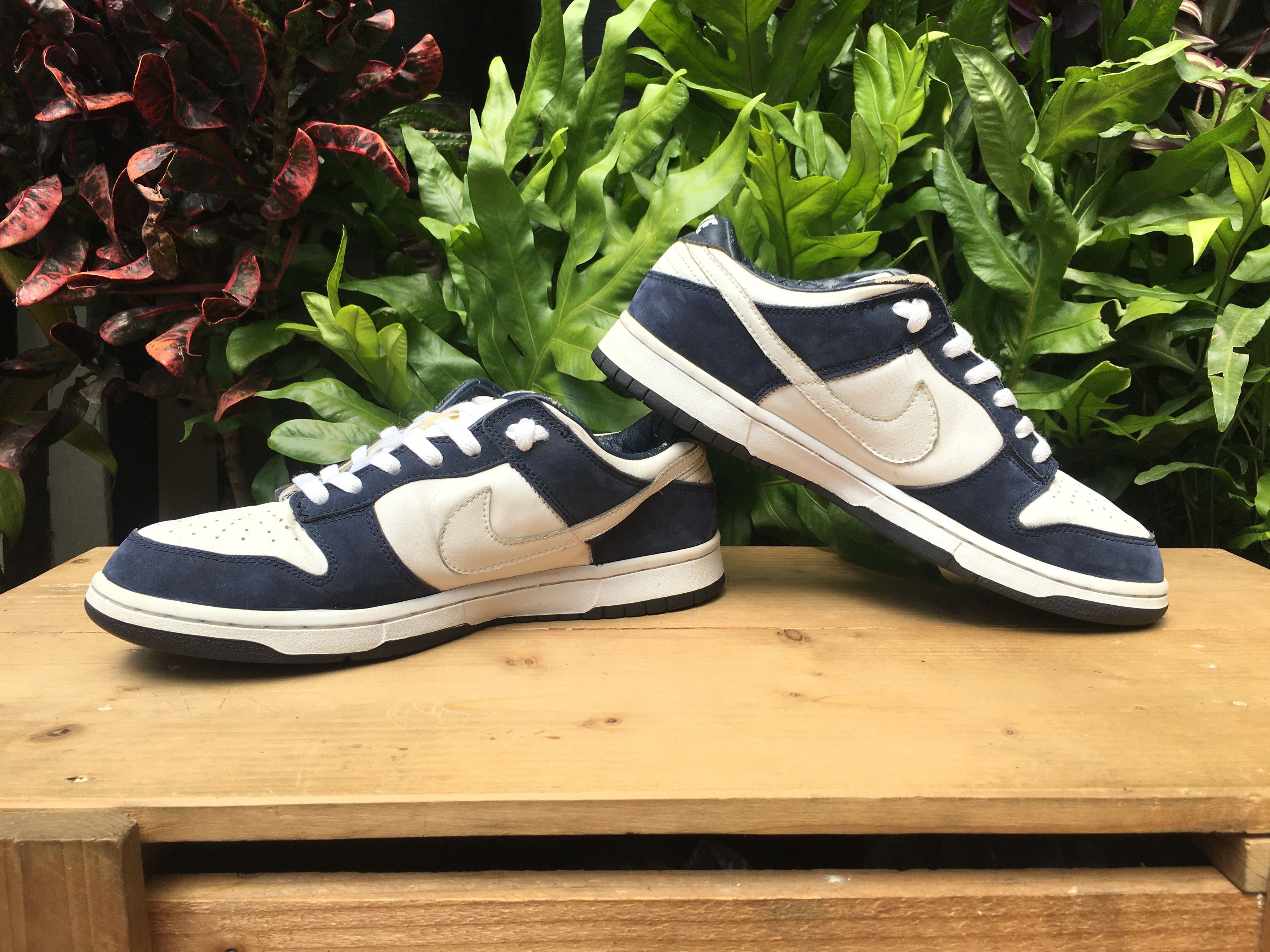 Nike × Vintage 🔥 Vintage Nike Dunk Low Pro B White Obsidian 2003 Size US 11 / EU 44 - 4 Thumbnail
