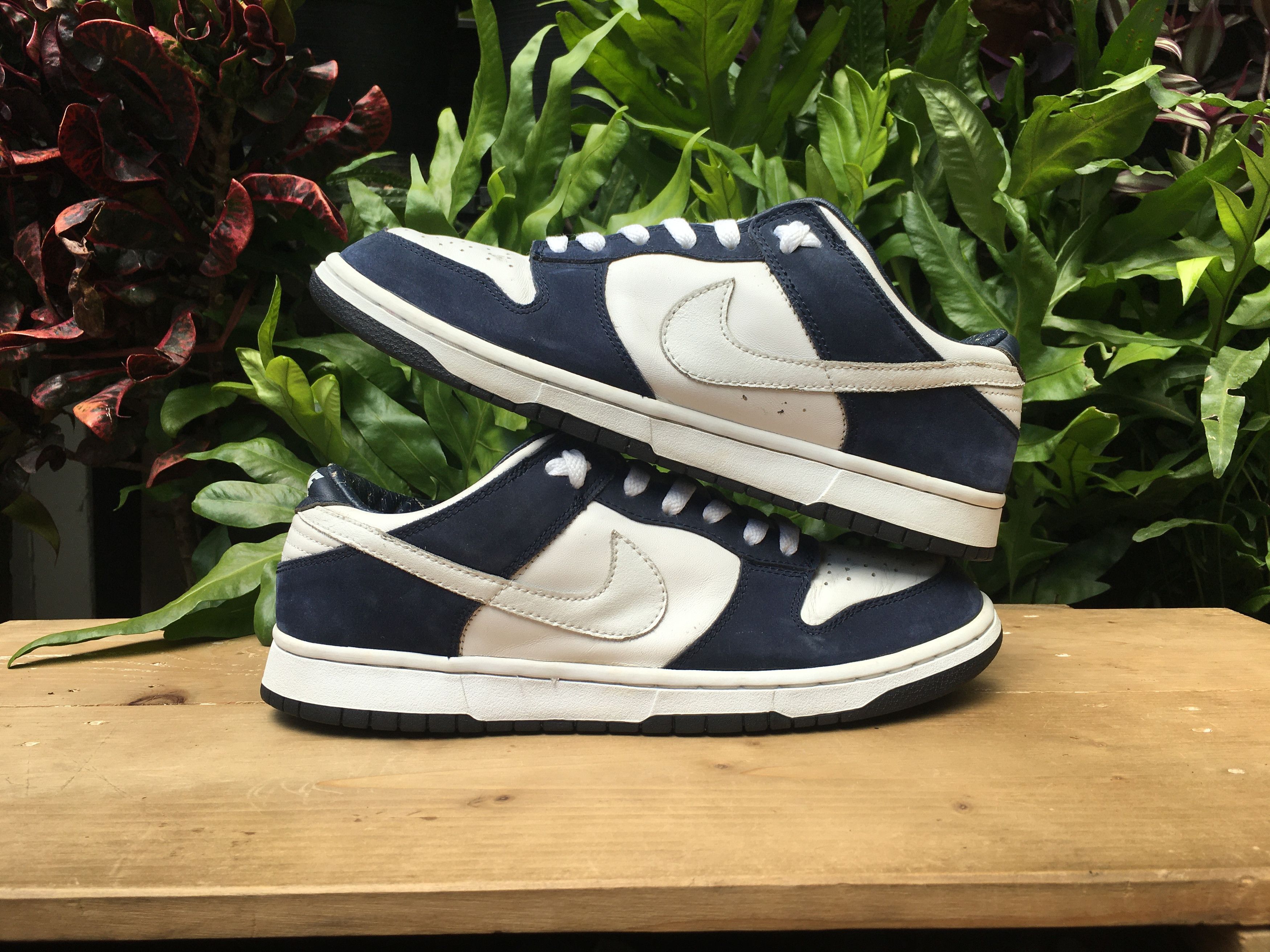 Nike × Vintage 🔥 Vintage Nike Dunk Low Pro B White Obsidian 2003 Size US 11 / EU 44 - 2 Thumbnail
