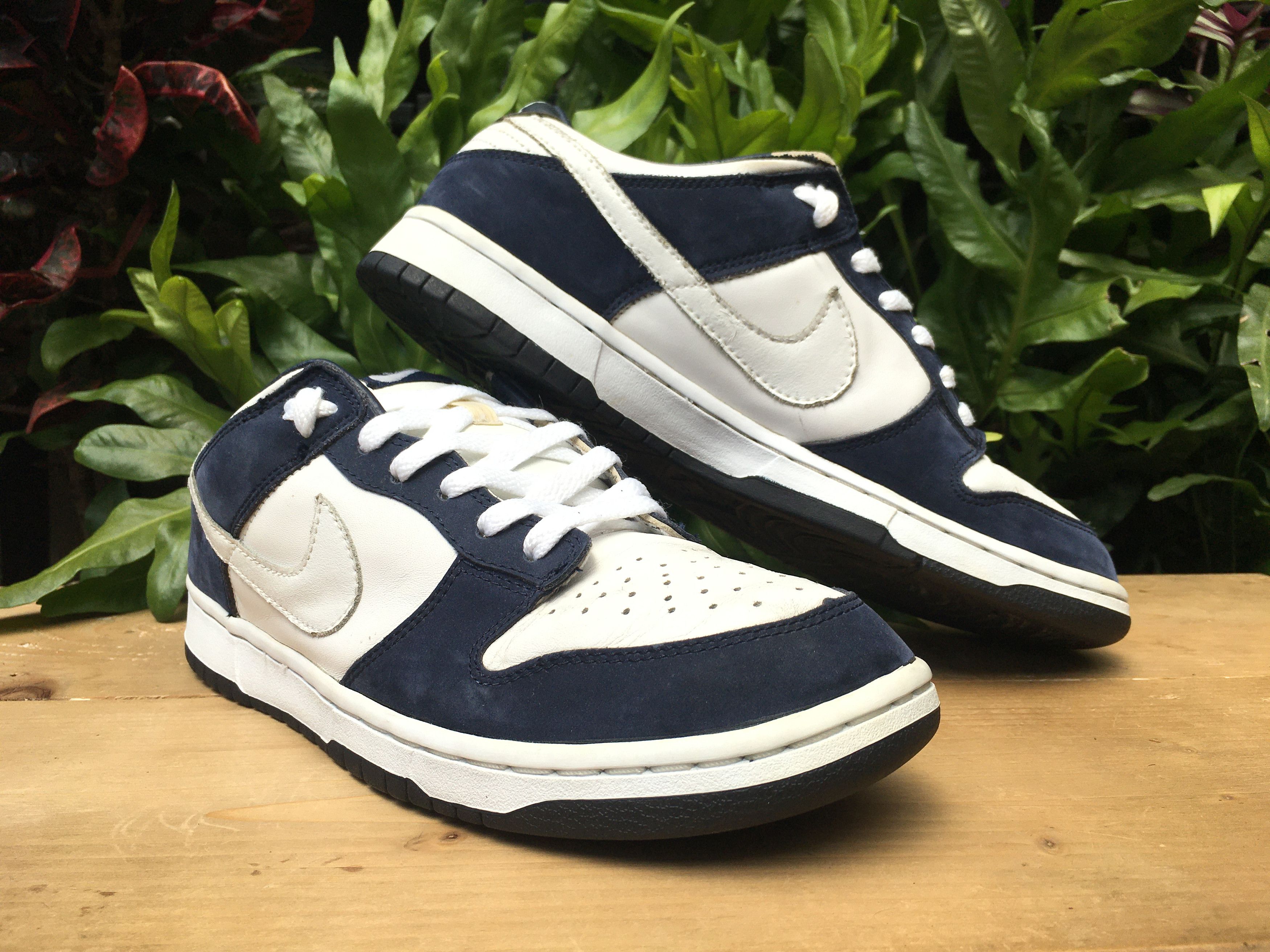 Nike × Vintage 🔥 Vintage Nike Dunk Low Pro B White Obsidian 2003 Size US 11 / EU 44 - 3 Thumbnail