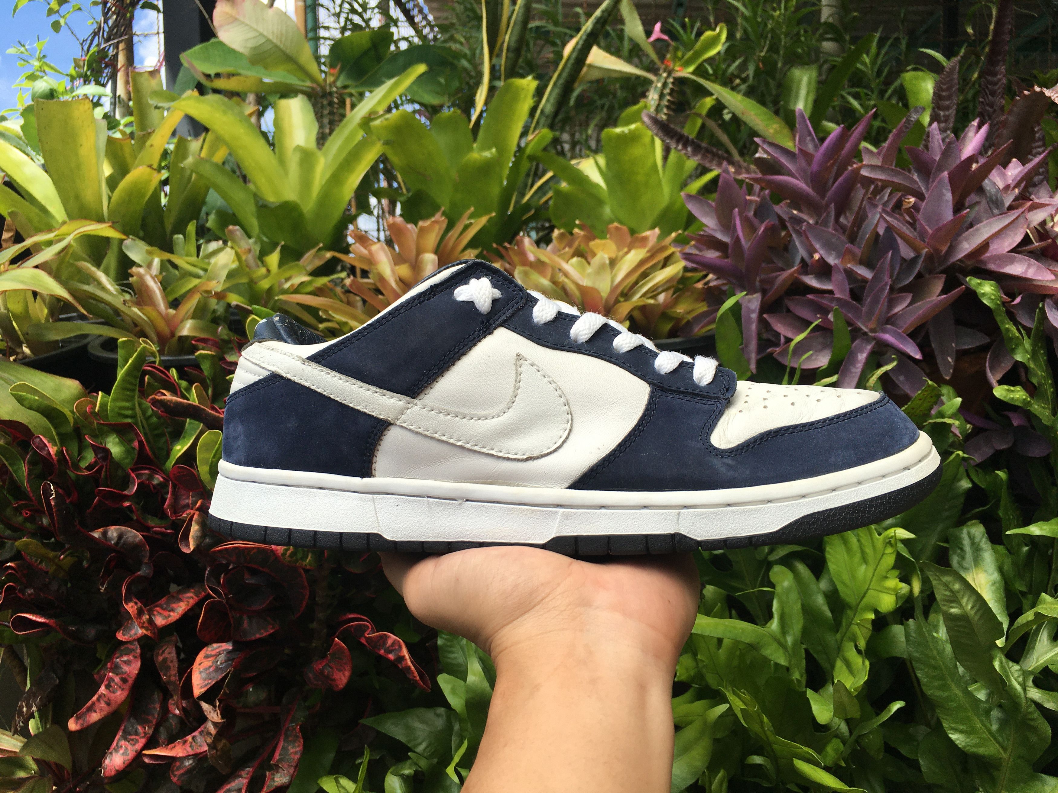 Nike × Vintage 🔥 Vintage Nike Dunk Low Pro B White Obsidian 2003 Size US 11 / EU 44 - 20 Thumbnail
