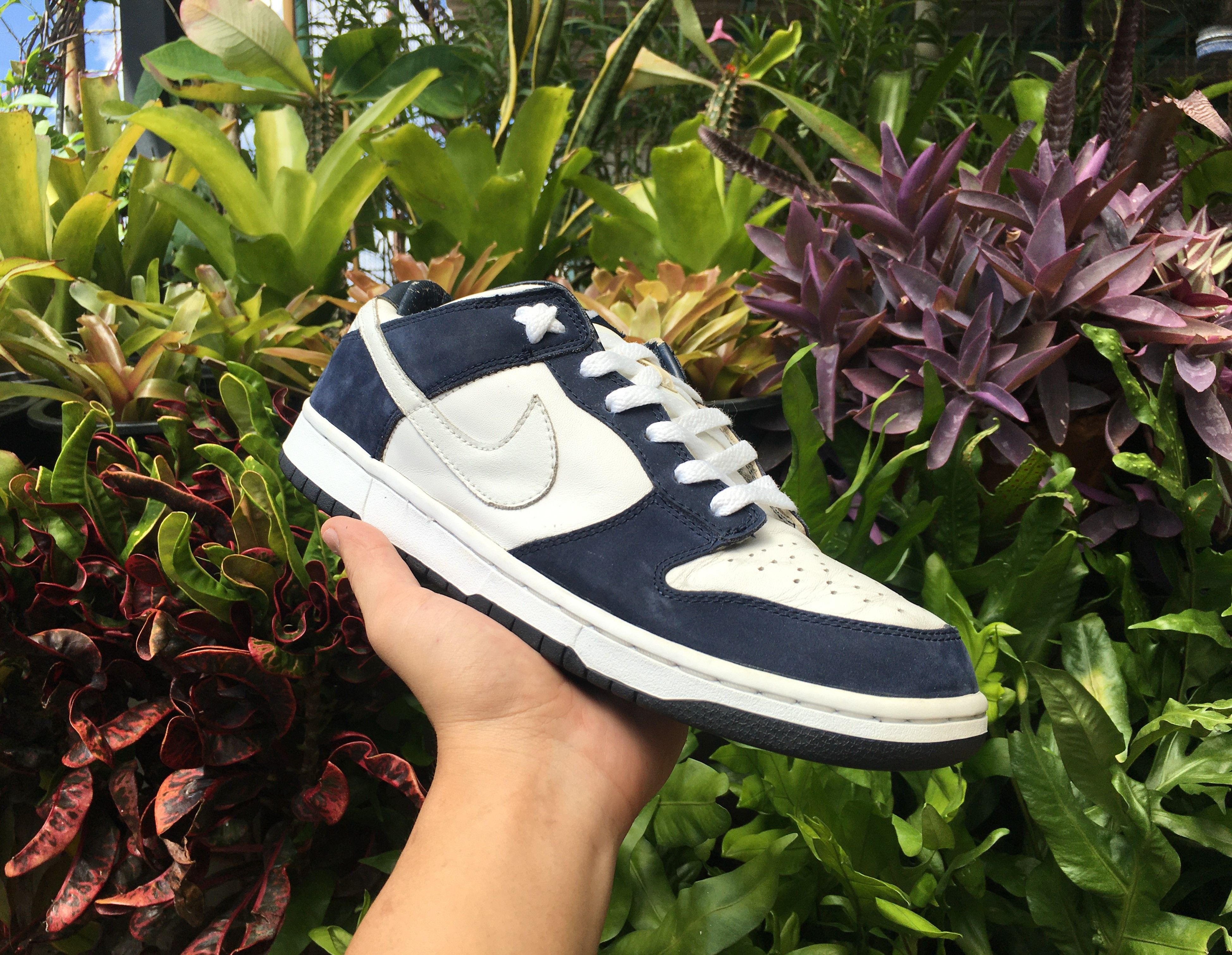 Nike × Vintage 🔥 Vintage Nike Dunk Low Pro B White Obsidian 2003 Size US 11 / EU 44 - 19 Thumbnail