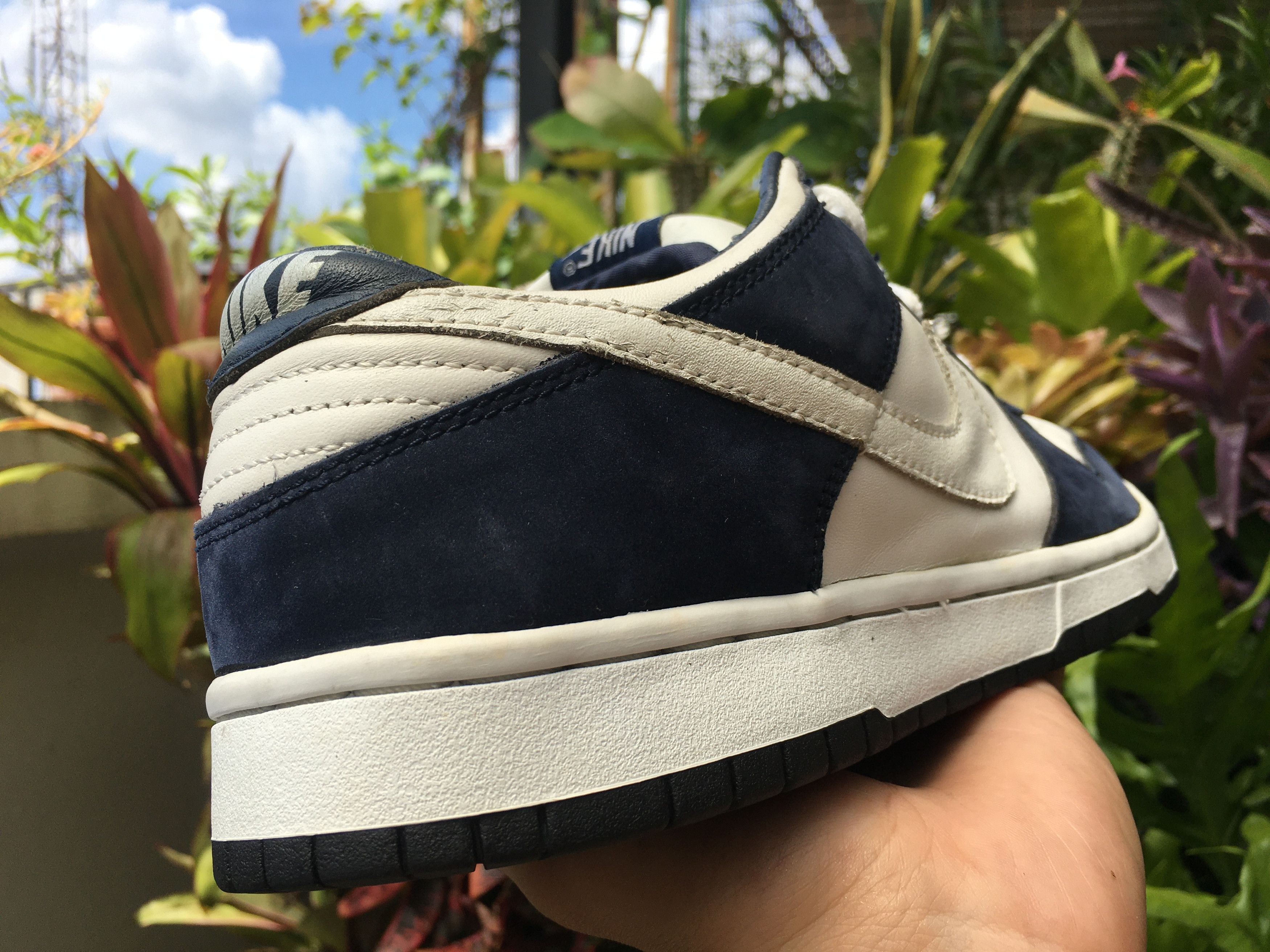 Nike × Vintage 🔥 Vintage Nike Dunk Low Pro B White Obsidian 2003 Size US 11 / EU 44 - 21 Thumbnail