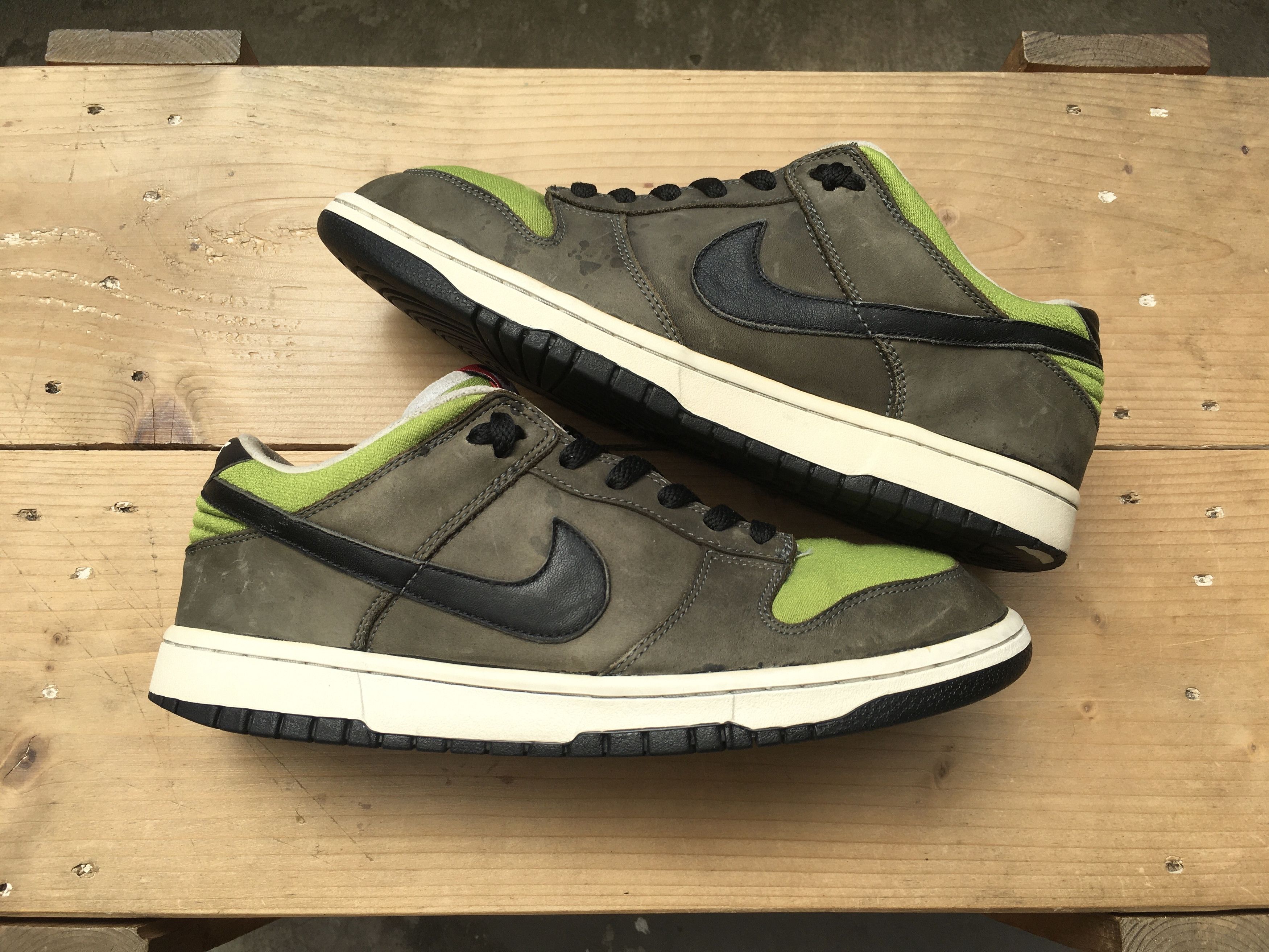 Nike 🔥 Rare Vintage Nike Dunk Low Pro Kermit 2004 Size US 10 / EU 43 - 17 Thumbnail