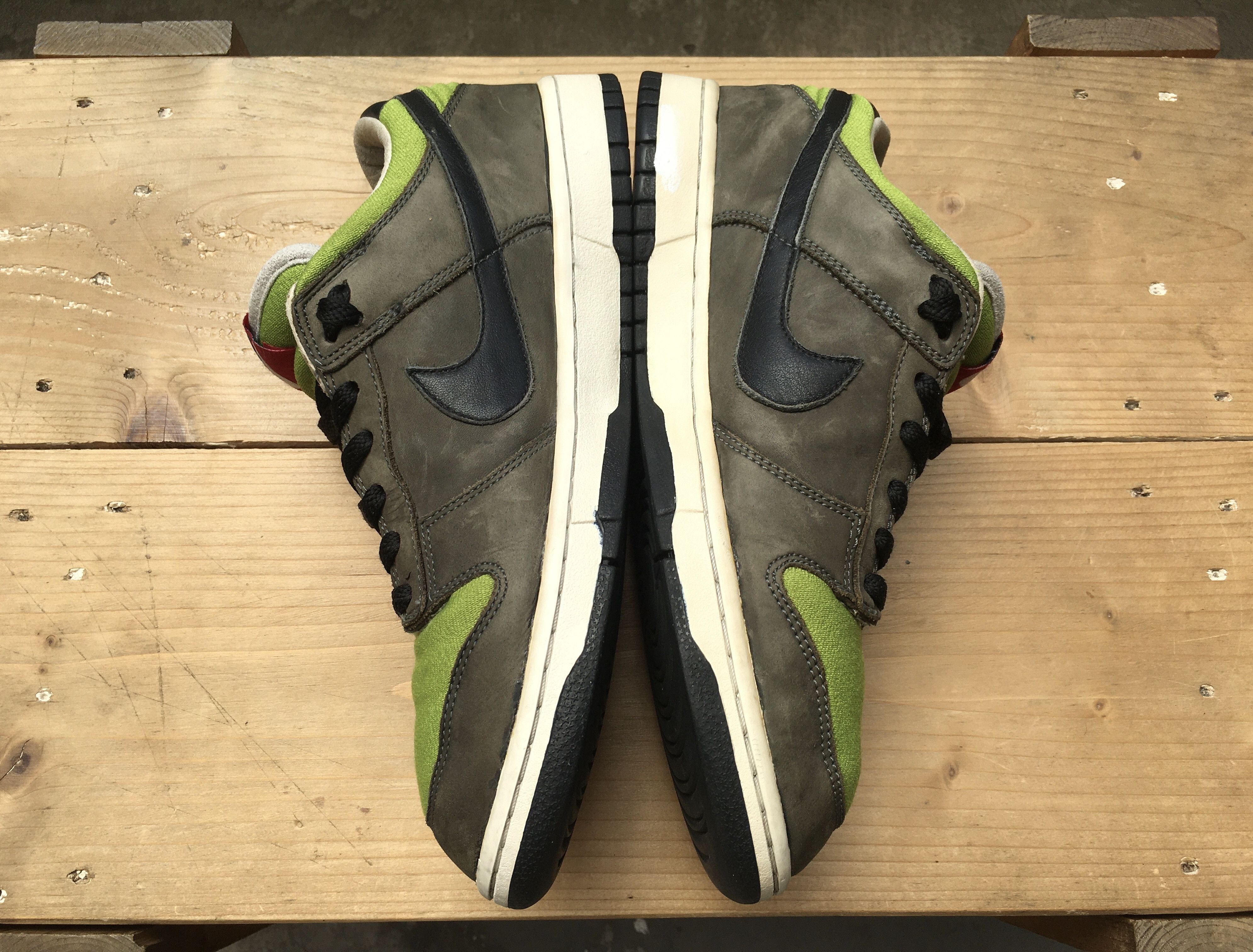 Nike 🔥 Rare Vintage Nike Dunk Low Pro Kermit 2004 Size US 10 / EU 43 - 21 Thumbnail