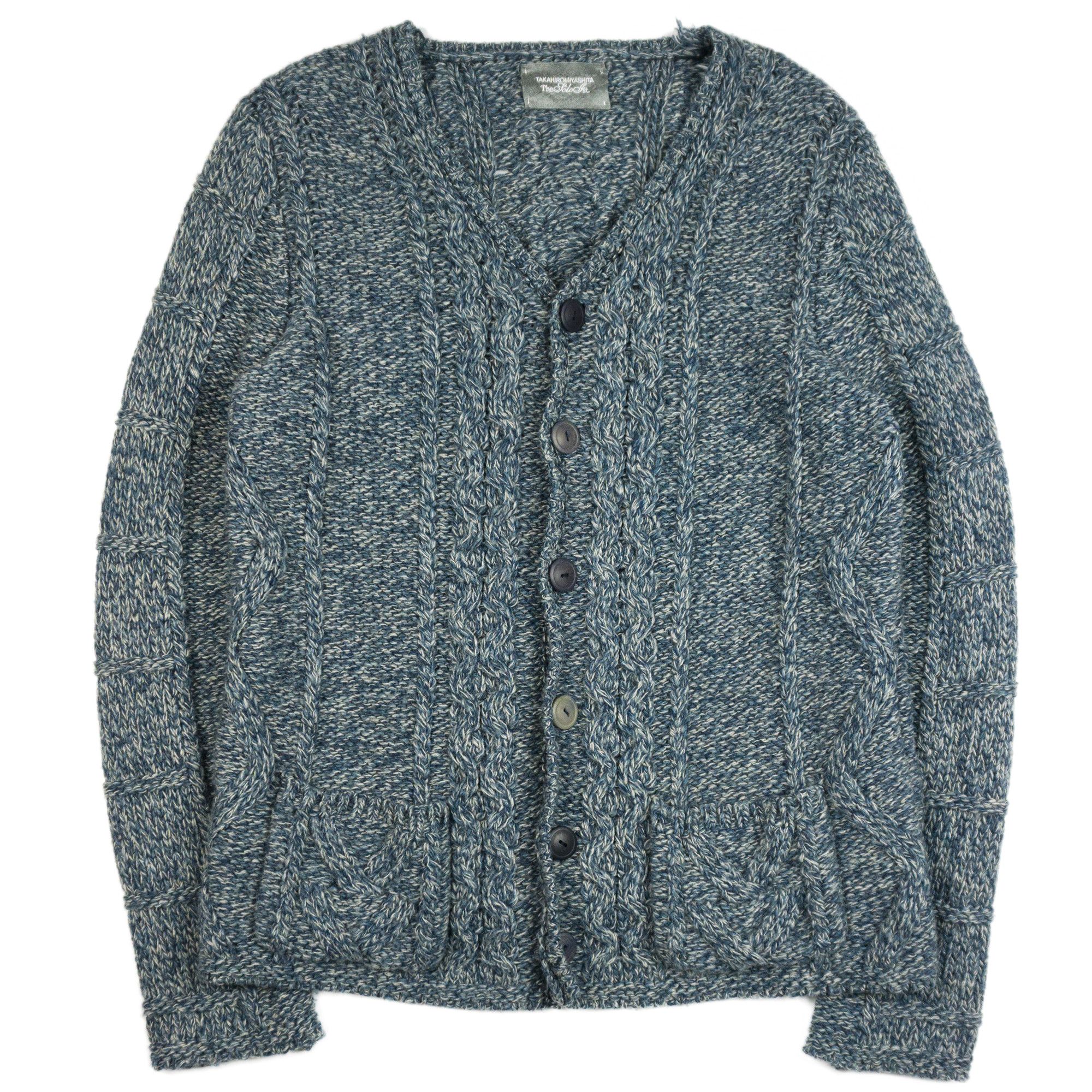 Number (N)ine Takahiromiyashita The Soloist Knit Cardigan Size US S / EU 44-46 / 1 - 1 Thumbnail