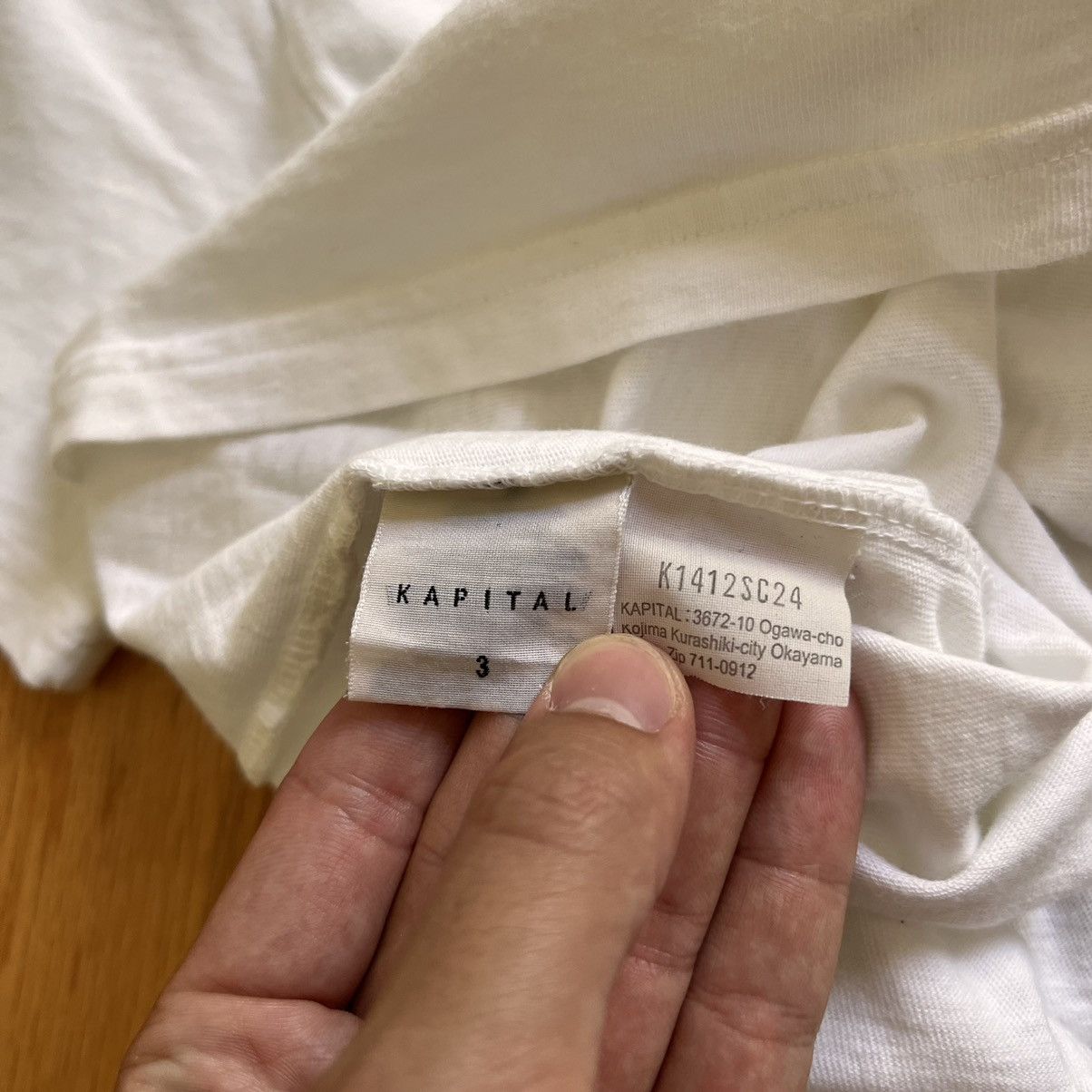 Kapital Kapital “Boro Bear” Tee Size US L / EU 52-54 / 3 - 4 Thumbnail