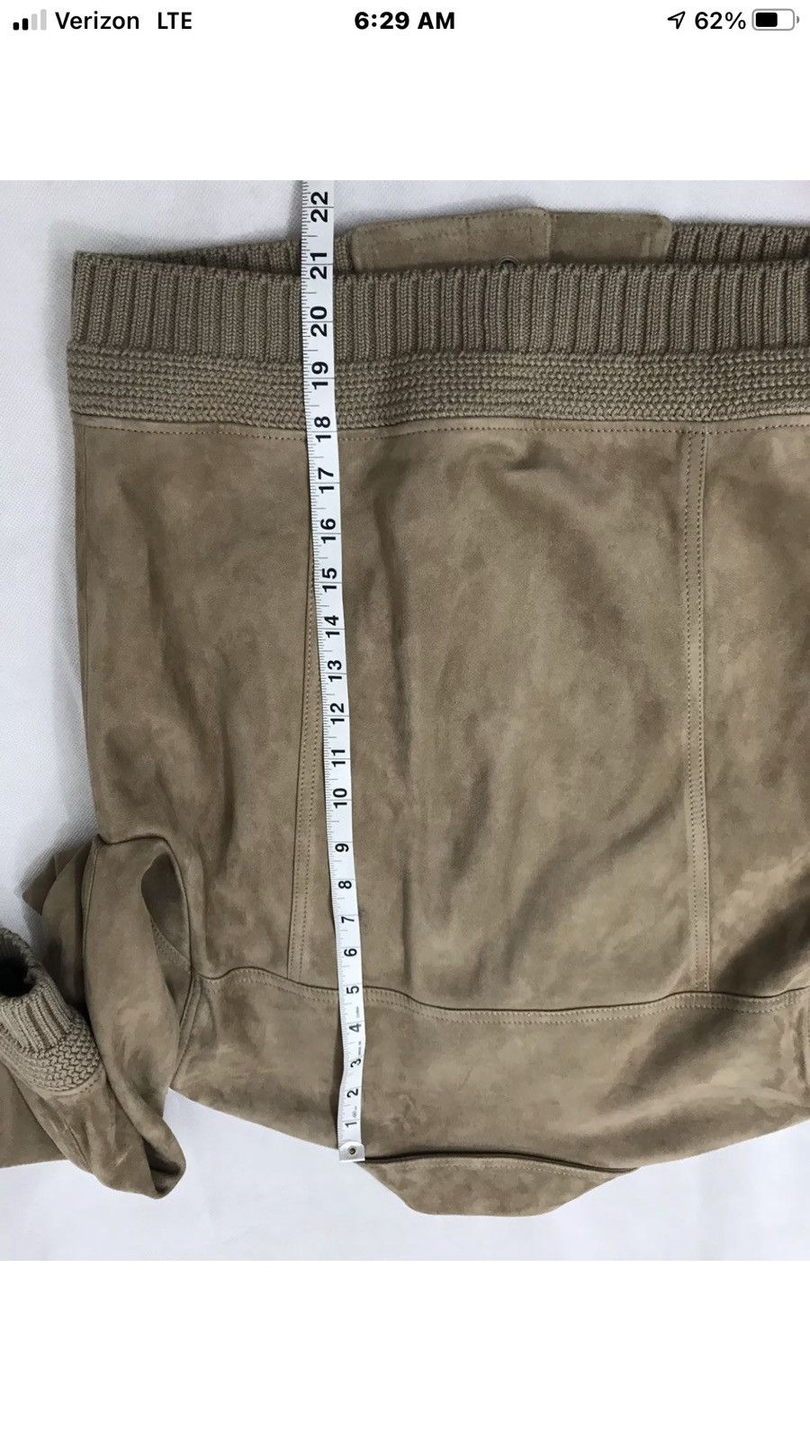 Saint Laurent Paris Saint Laurent suede leather jacket. F42. $4290 Size XS / US 0-2 / IT 36-38 - 9 Thumbnail