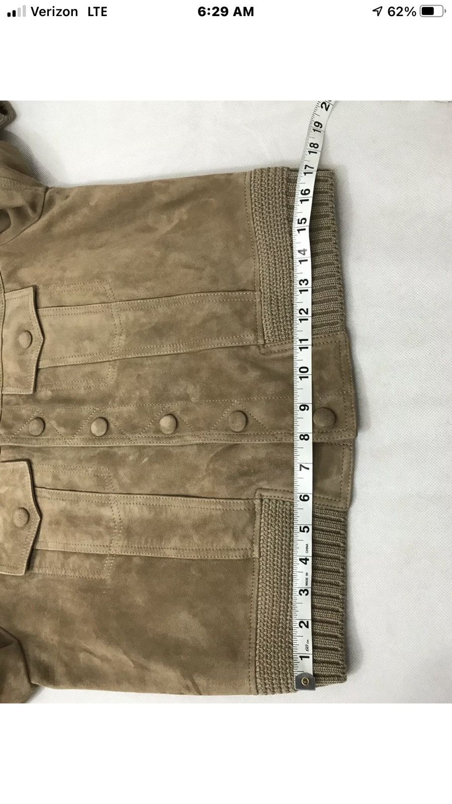 Saint Laurent Paris Saint Laurent suede leather jacket. F42. $4290 Size XS / US 0-2 / IT 36-38 - 8 Thumbnail