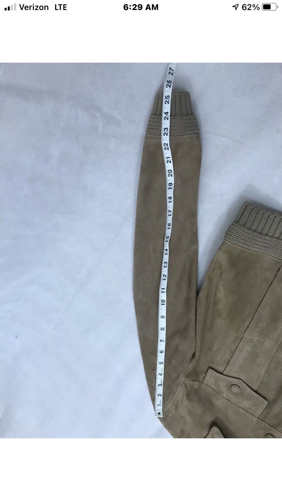Saint Laurent Paris Saint Laurent suede leather jacket. F42. $4290 Size XS / US 0-2 / IT 36-38 - 11 Thumbnail