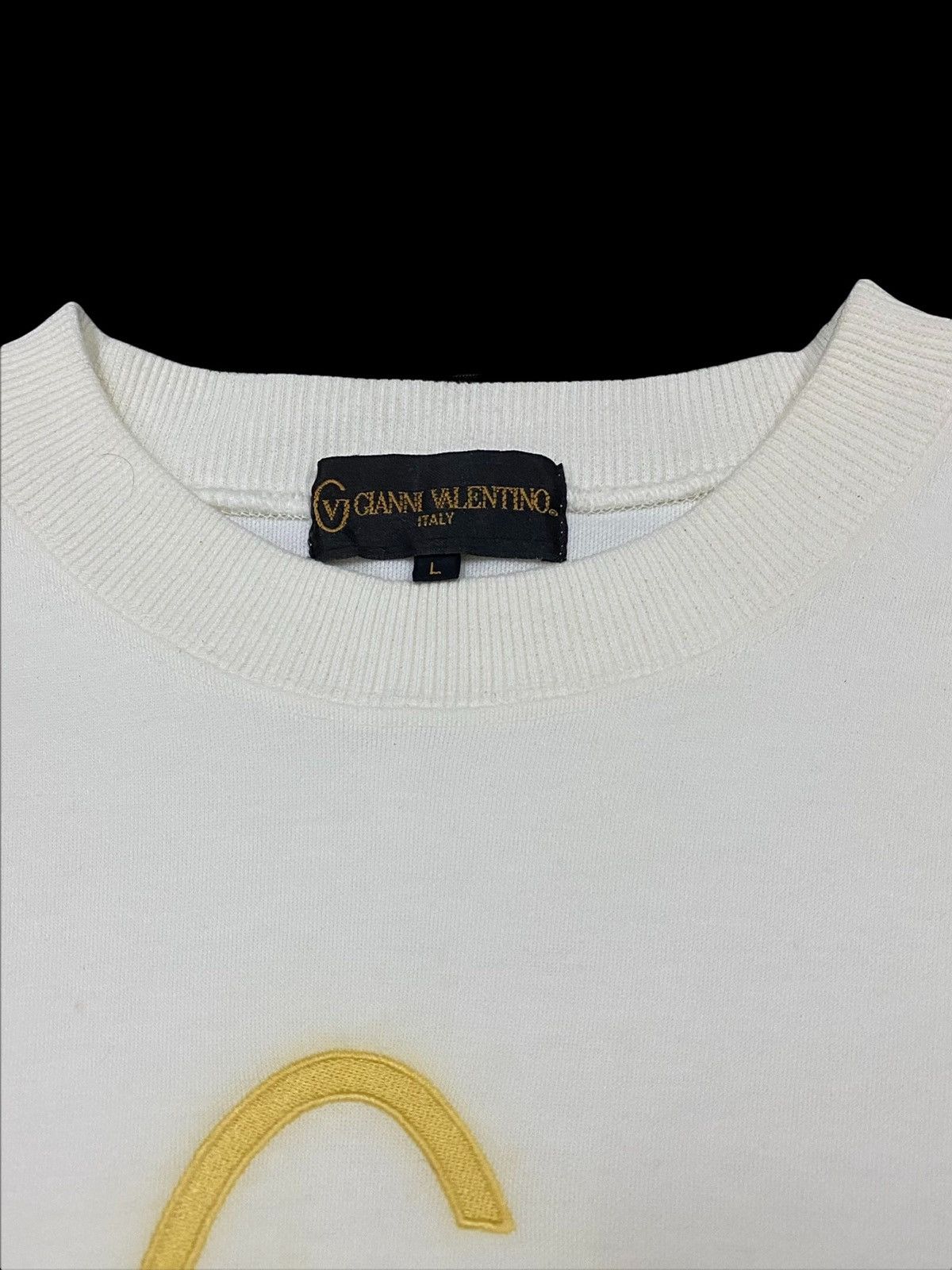 Gianni Valentino × Giovanni Valentino × Valentino VTG GIANNI VALENTINO EMBROIDERY SPELLOUT BIG LOGO 2 TONES Size US M / EU 48-50 / 2 - 4 Thumbnail