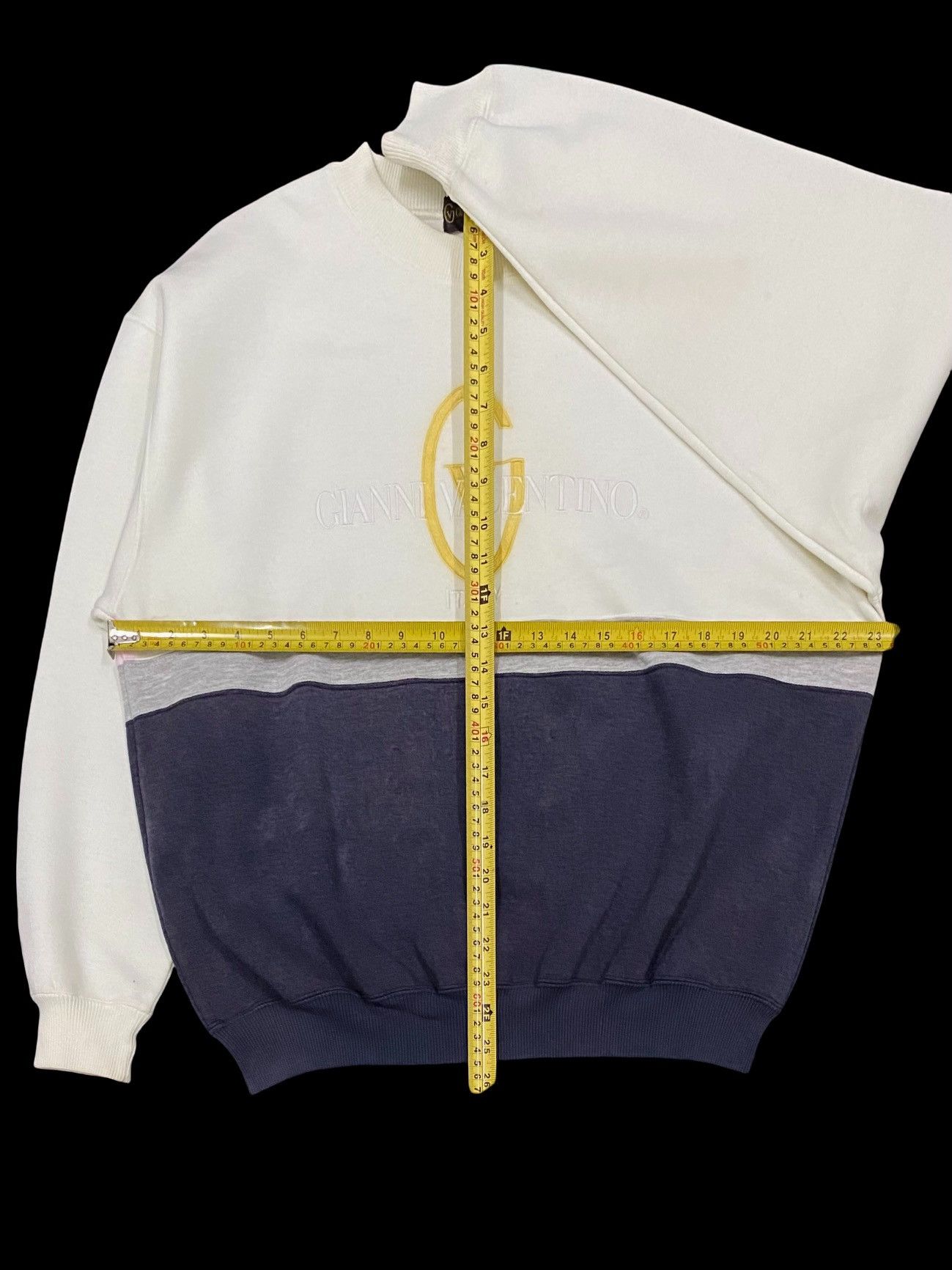 Gianni Valentino × Giovanni Valentino × Valentino VTG GIANNI VALENTINO EMBROIDERY SPELLOUT BIG LOGO 2 TONES Size US M / EU 48-50 / 2 - 12 Thumbnail