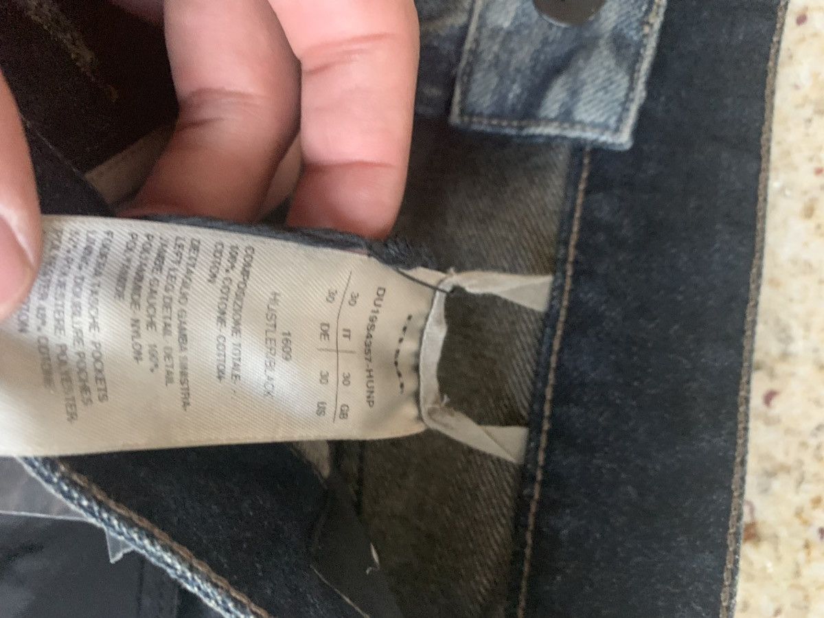 Rick Owens Drkshdw Combo Collapse Cut Denim in Hustler / Black Size US 30 / EU 46 - 11 Thumbnail