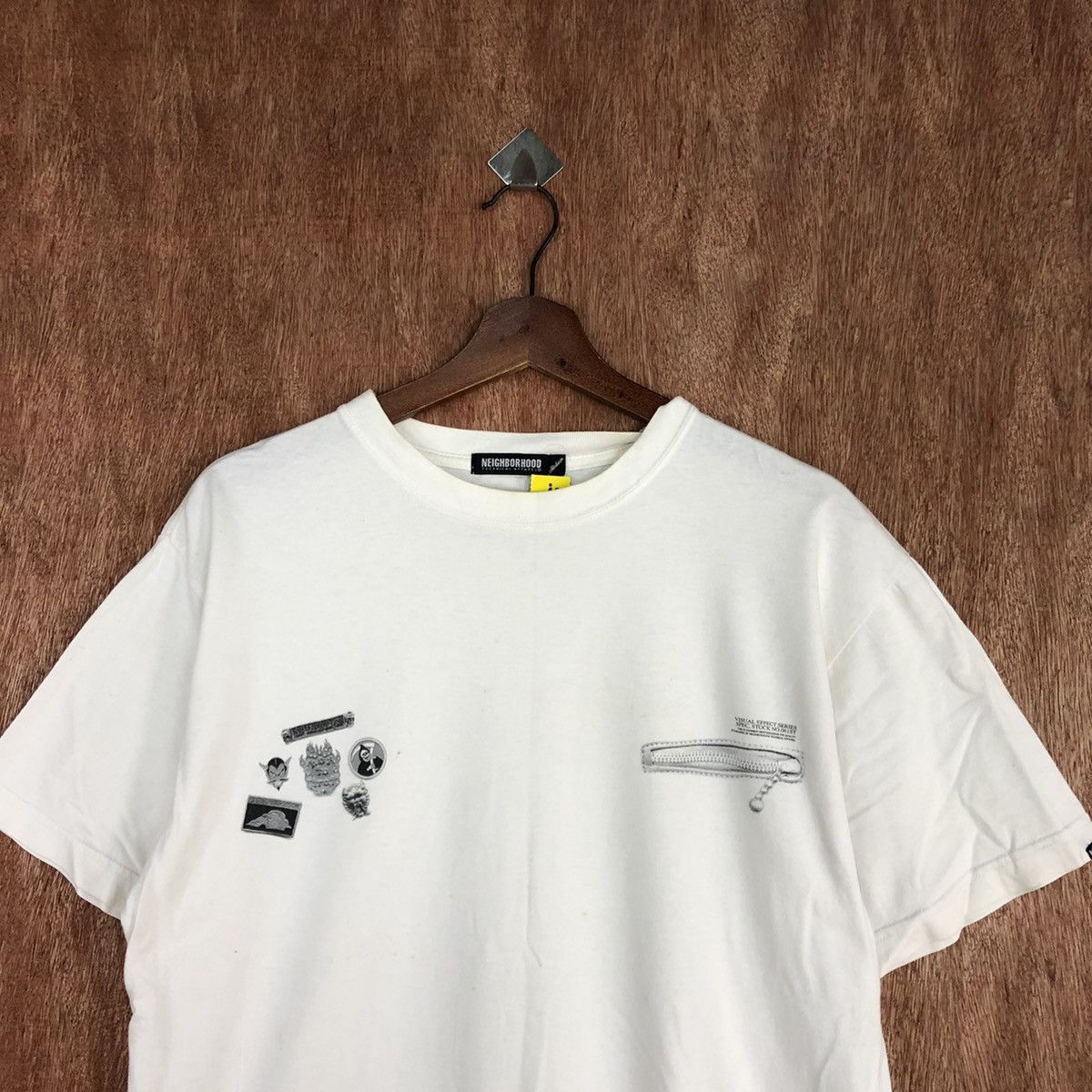 Neighborhood DL Neighborhood White Short Sleeve Tshirt #2055 Size US M / EU 48-50 / 2 - 7 Thumbnail
