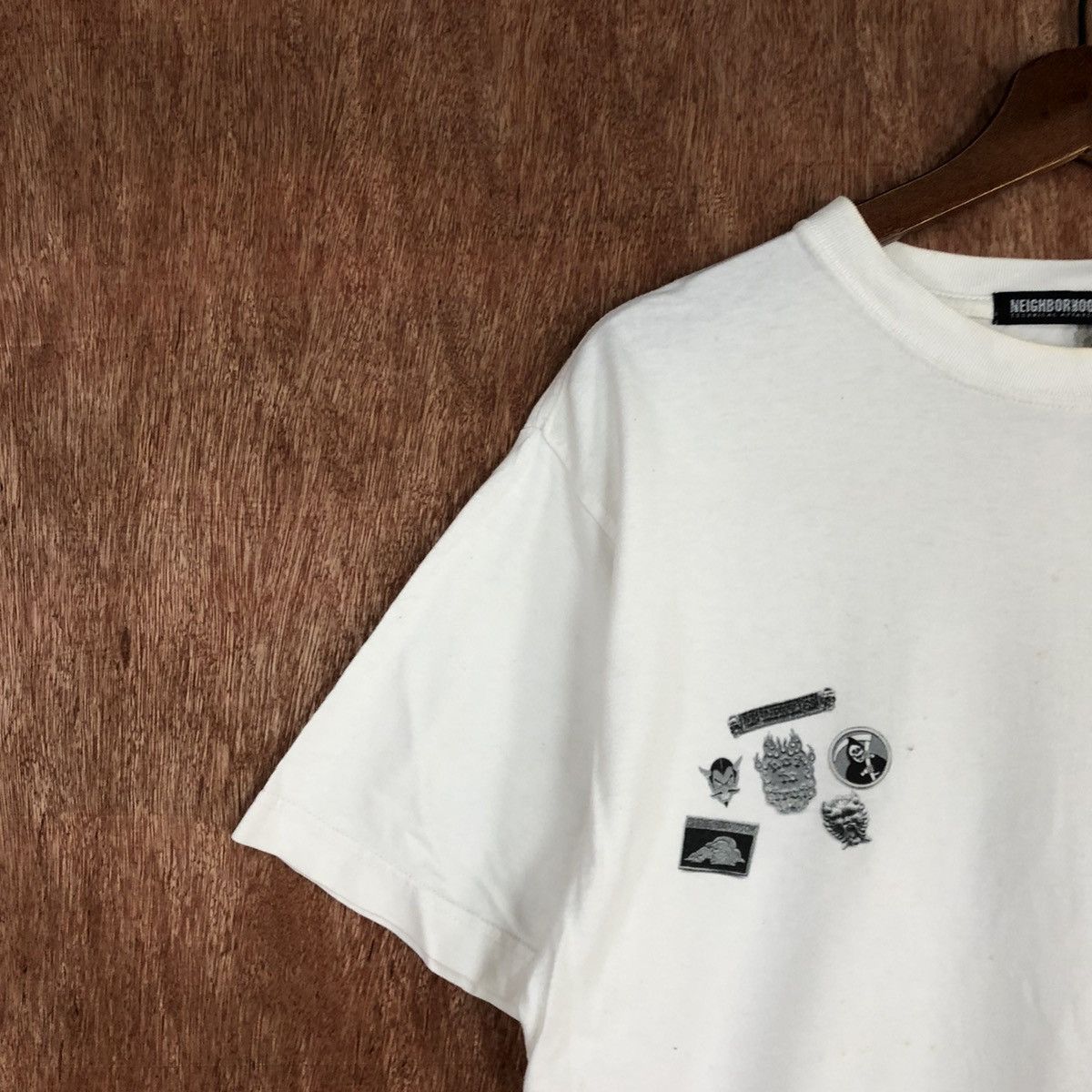 Neighborhood DL Neighborhood White Short Sleeve Tshirt #2055 Size US M / EU 48-50 / 2 - 5 Thumbnail