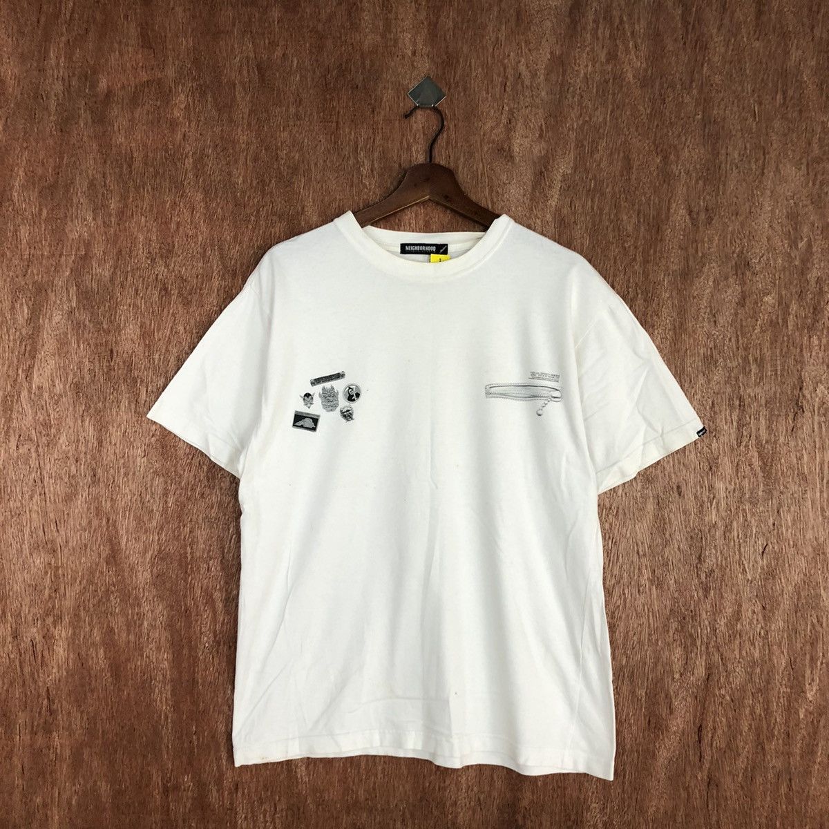 Neighborhood DL Neighborhood White Short Sleeve Tshirt #2055 Size US M / EU 48-50 / 2 - 1 Thumbnail