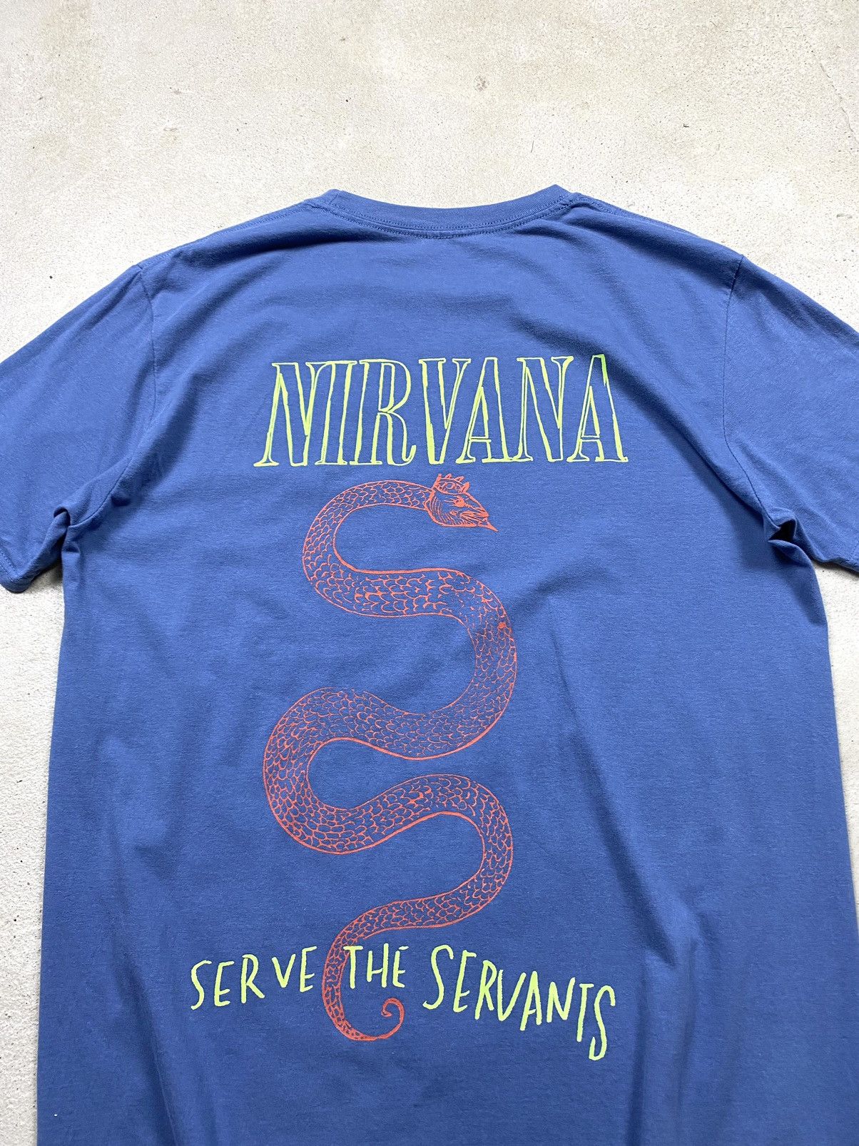Nirvana Vintage Nirvana Serve The Servants T Shirt Kurt Cobain Size US M / EU 48-50 / 2 - 10 Thumbnail
