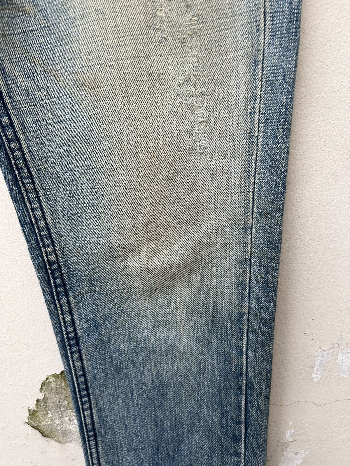 Vintage VTG AG AVANT GUILD Japan Distress Ageing Stains Denim Jeans Size US 32 / EU 48 - 14 Thumbnail