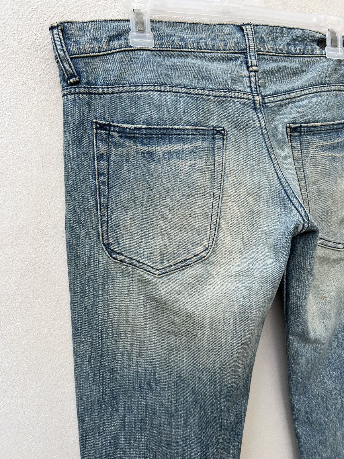 Vintage VTG AG AVANT GUILD Japan Distress Ageing Stains Denim Jeans Size US 32 / EU 48 - 17 Thumbnail