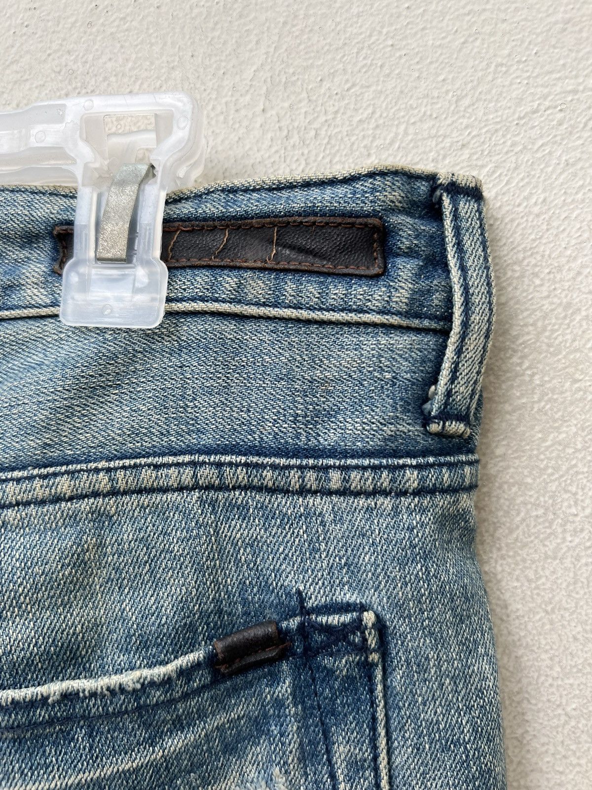 Vintage VTG AG AVANT GUILD Japan Distress Ageing Stains Denim Jeans Size US 32 / EU 48 - 21 Thumbnail