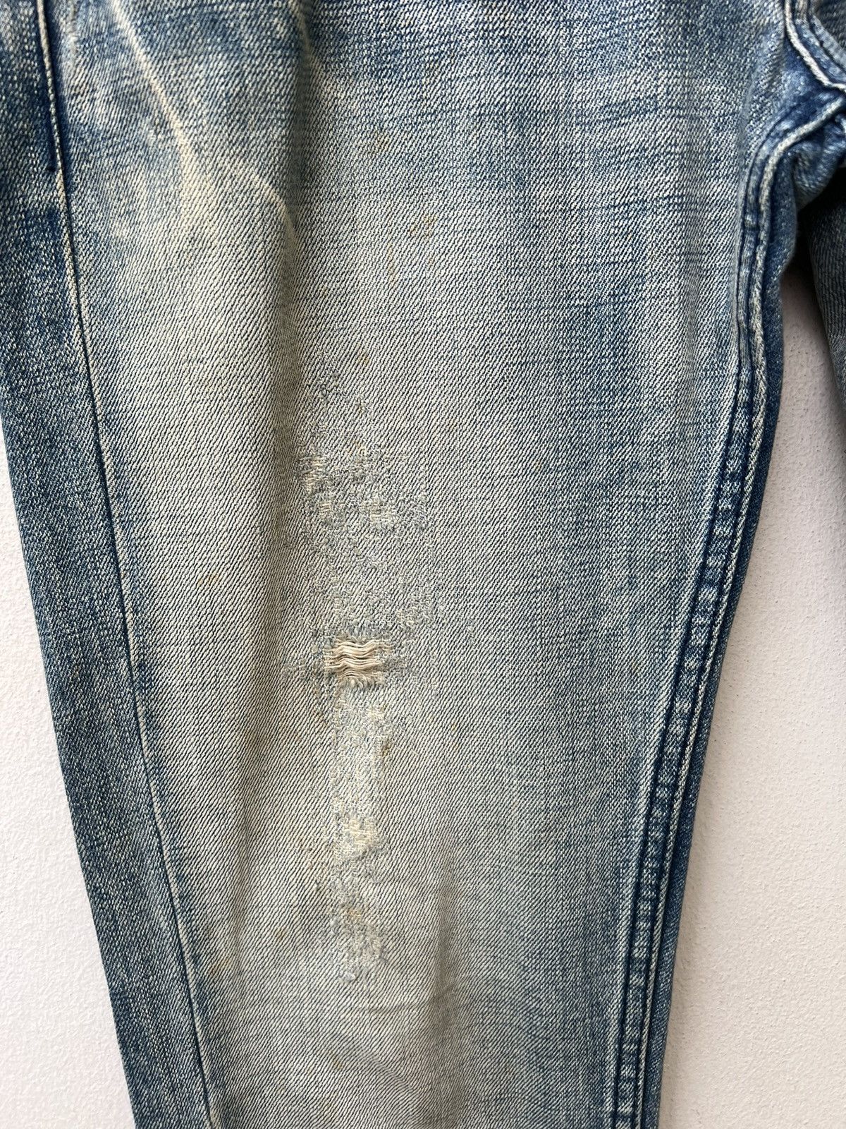 Vintage VTG AG AVANT GUILD Japan Distress Ageing Stains Denim Jeans Size US 32 / EU 48 - 10 Thumbnail