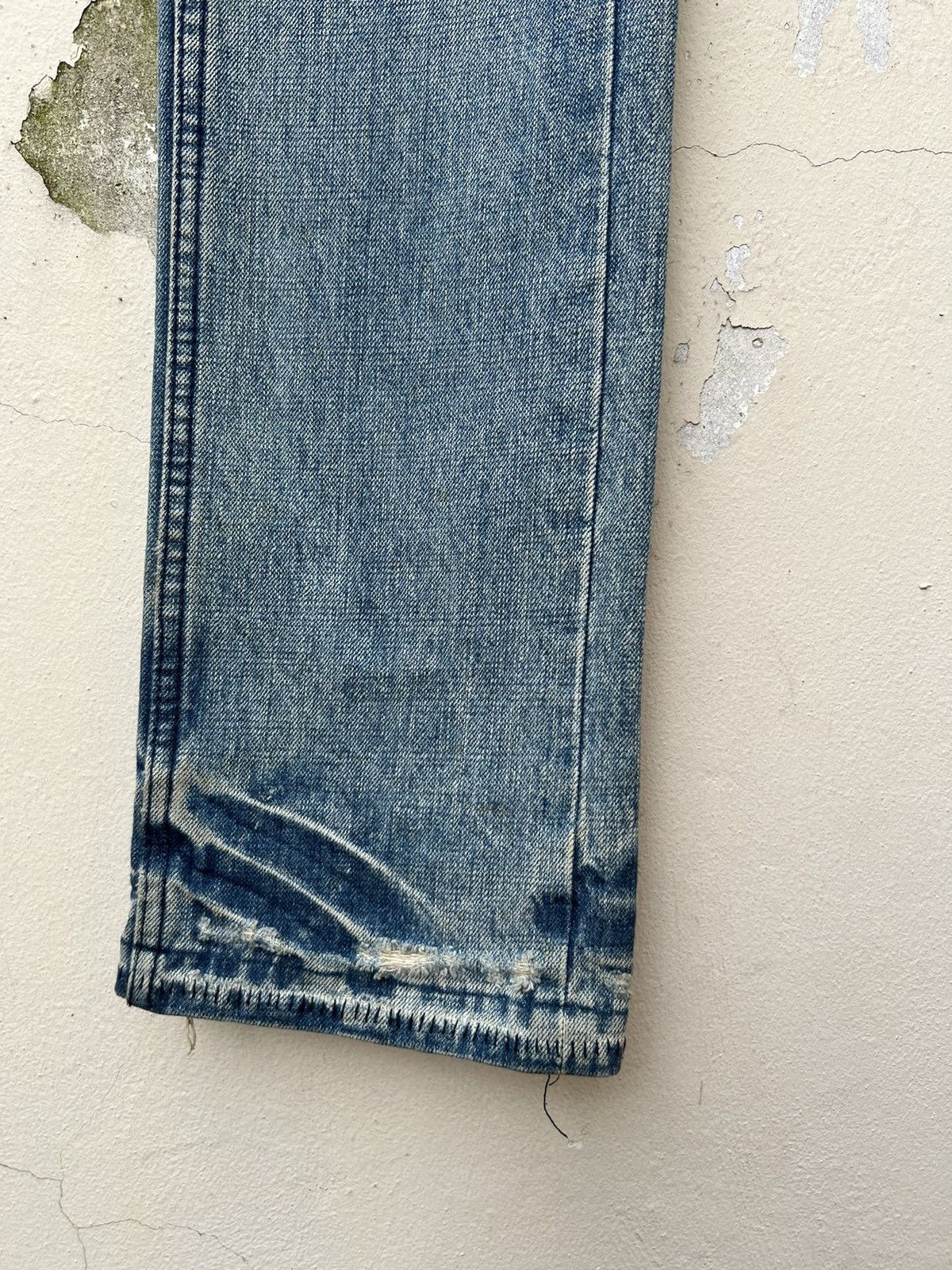 Vintage VTG AG AVANT GUILD Japan Distress Ageing Stains Denim Jeans Size US 32 / EU 48 - 15 Thumbnail