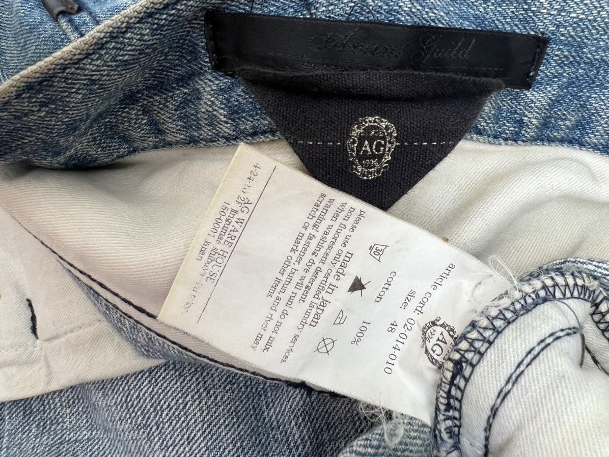 Vintage VTG AG AVANT GUILD Japan Distress Ageing Stains Denim Jeans Size US 32 / EU 48 - 24 Thumbnail