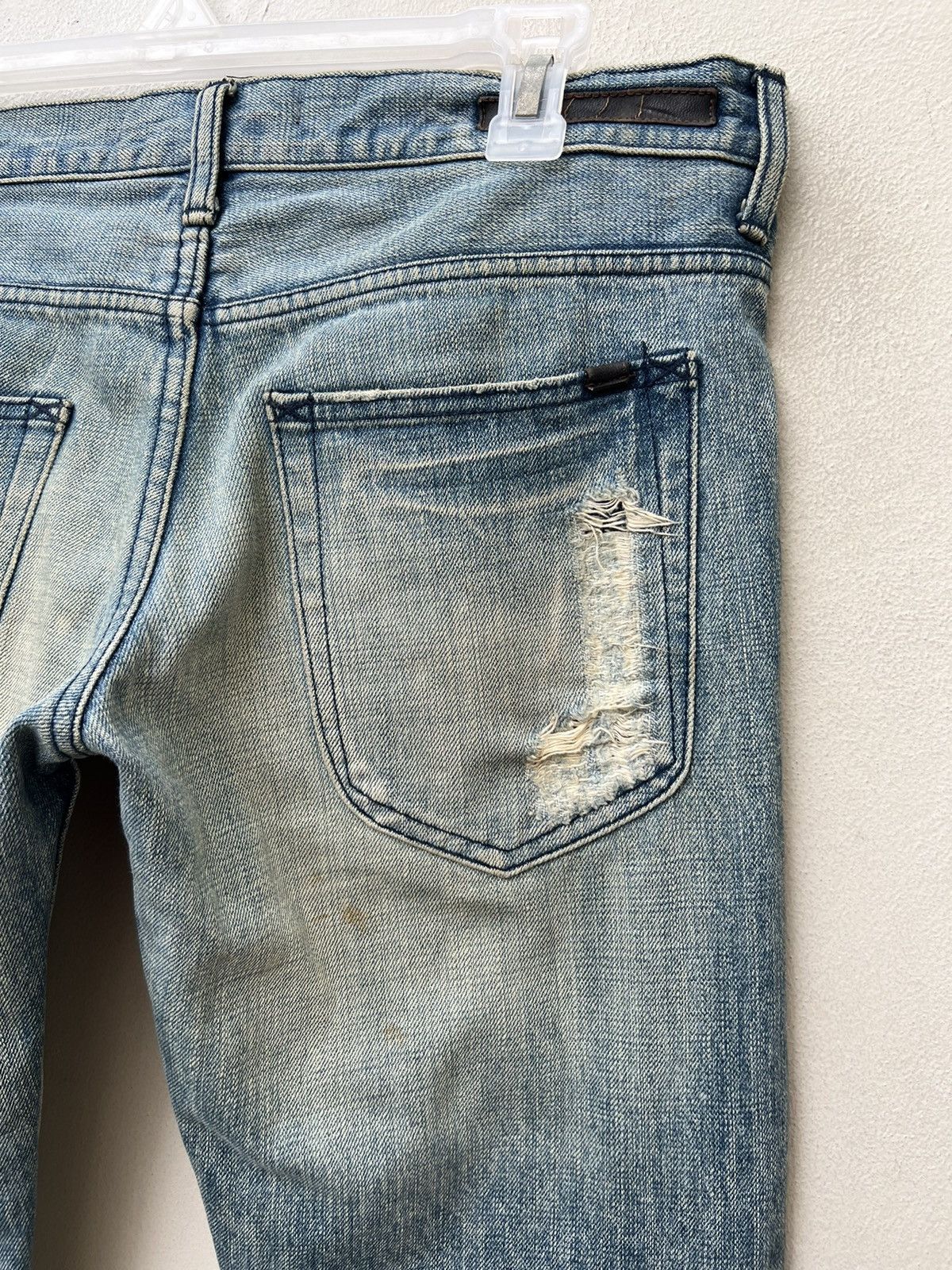 Vintage VTG AG AVANT GUILD Japan Distress Ageing Stains Denim Jeans Size US 32 / EU 48 - 20 Thumbnail