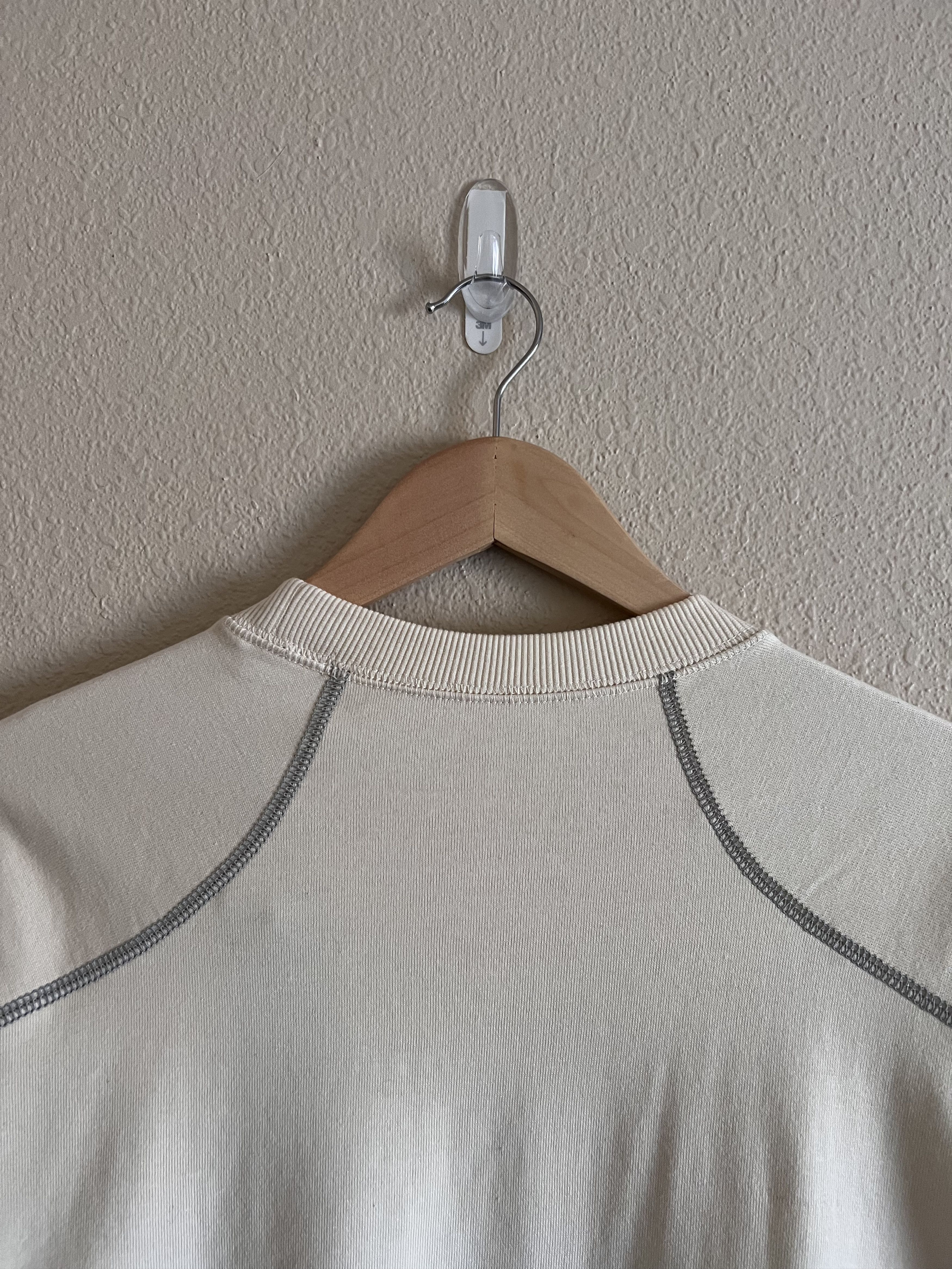 And Wander and Wander Logo Crewneck Sweatshirt in Off White Size US XL / EU 56 / 4 - 6 Thumbnail