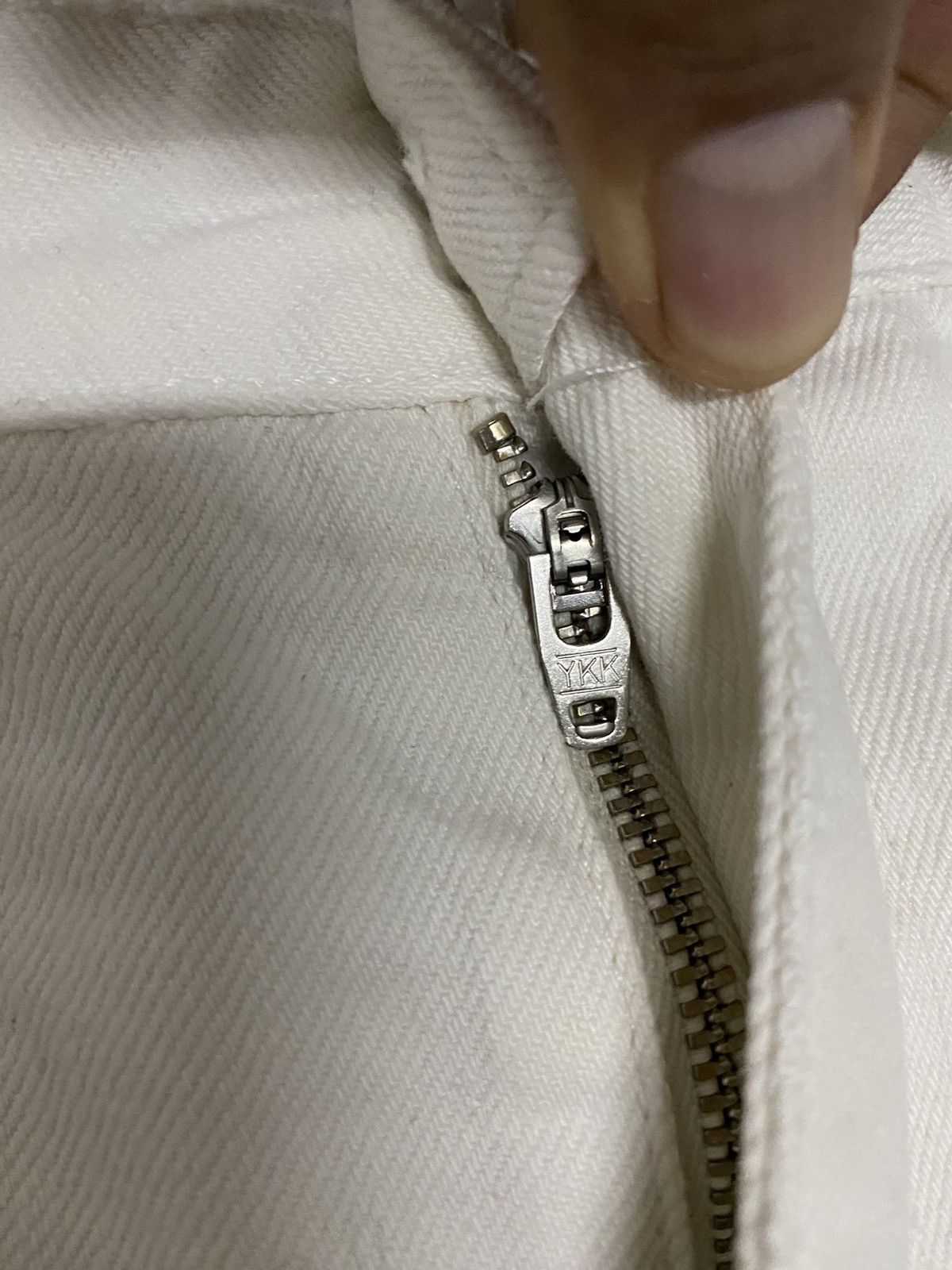 Acne Studios × Japanese Brand × Vintage Vintage Acne Studios Pop White Denim Jeans Size 29" - 6 Thumbnail