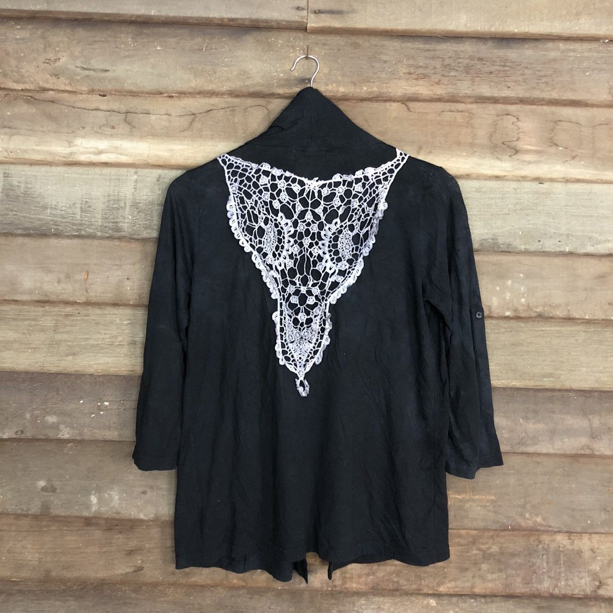 Japanese Brand Robe Cabinet Black Cardigan #3887 Size US M / EU 48-50 / 2 - 11 Thumbnail