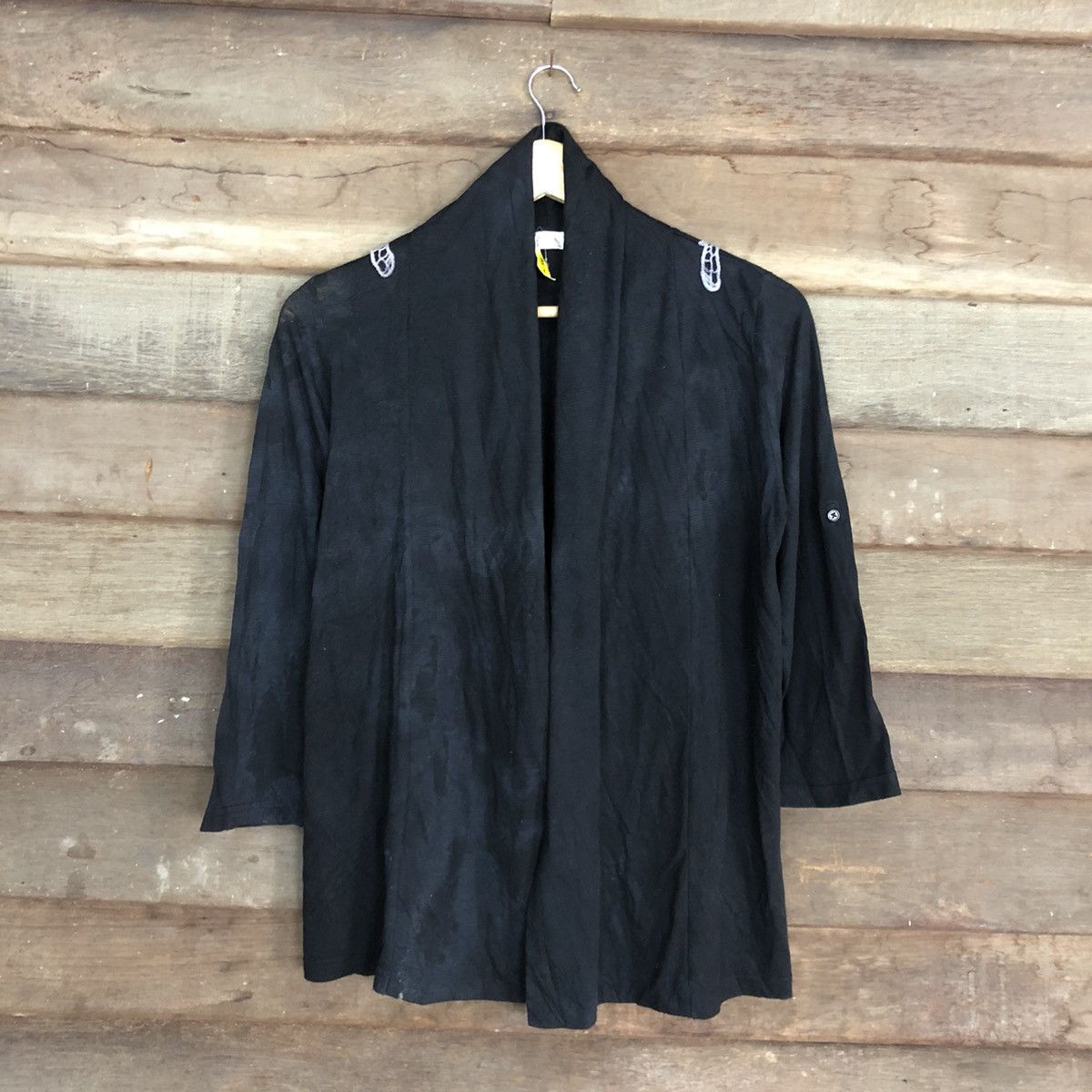 Japanese Brand Robe Cabinet Black Cardigan #3887 Size US M / EU 48-50 / 2 - 1 Thumbnail