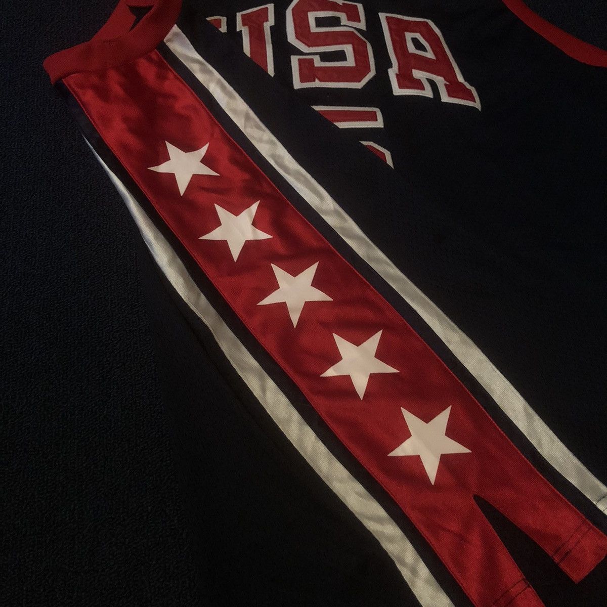 NBA Vintage NBA Jason Kidd Team USA Olympic Basketball #5 Jersey Size US XL / EU 56 / 4 - 8 Thumbnail