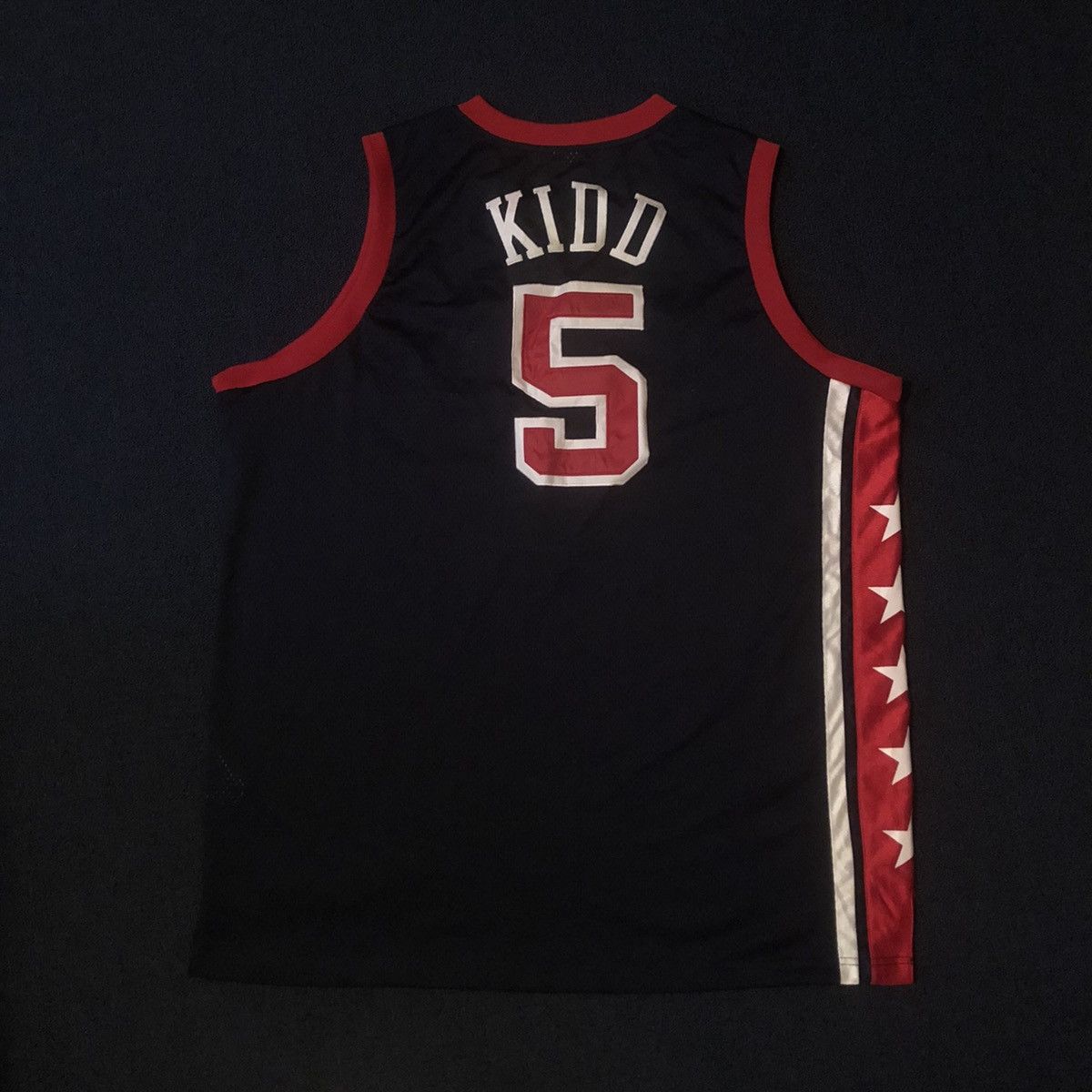 NBA Vintage NBA Jason Kidd Team USA Olympic Basketball #5 Jersey Size US XL / EU 56 / 4 - 2 Thumbnail