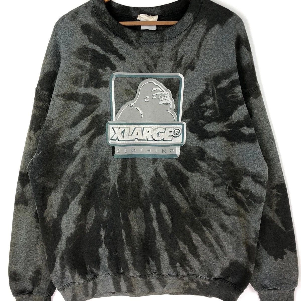 Vintage × Xlarge Vintage Xlarge Custom Made Bleach Wash Sweatshirt Size US XL / EU 56 / 4 - 2 Thumbnail