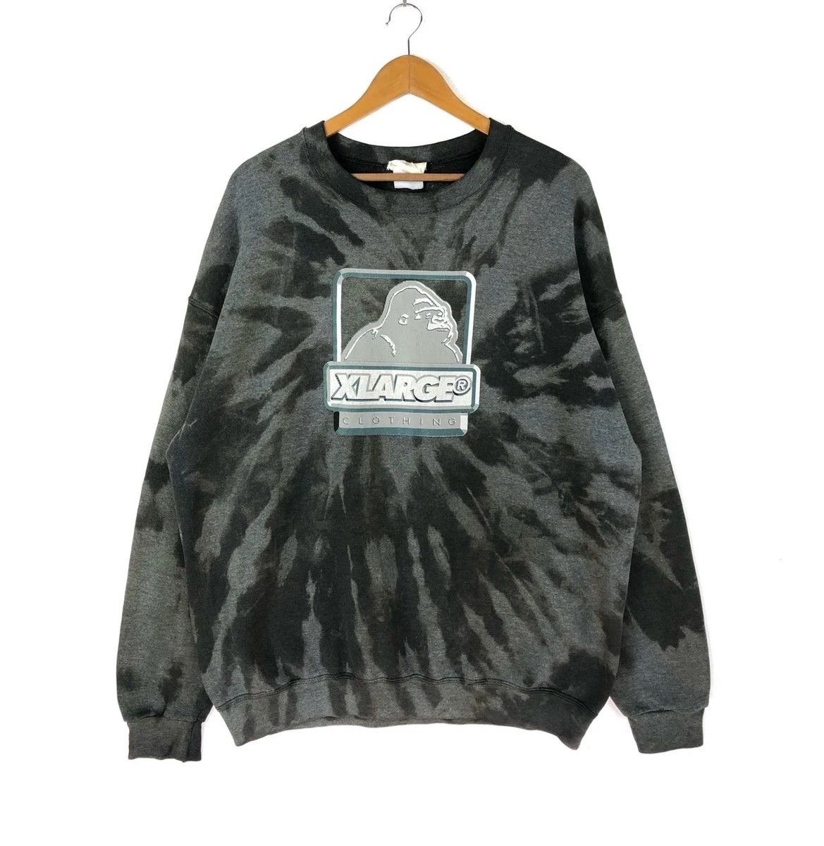 Vintage × Xlarge Vintage Xlarge Custom Made Bleach Wash Sweatshirt Size US XL / EU 56 / 4 - 1 Thumbnail