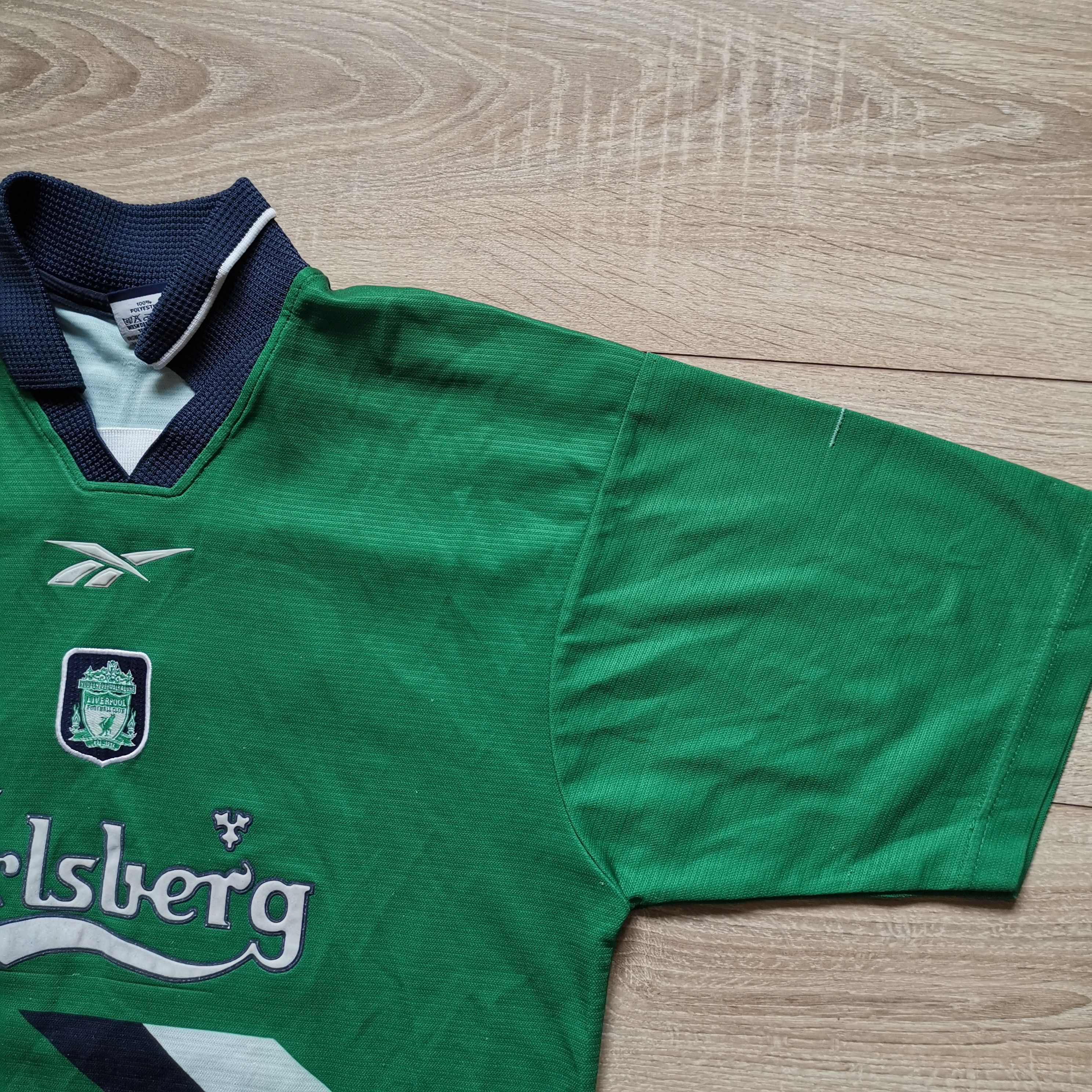 Reebok Reebok Liverpool 1999 2000 #22 Camara away shirt Size US S / EU 44-46 / 1 - 4 Thumbnail