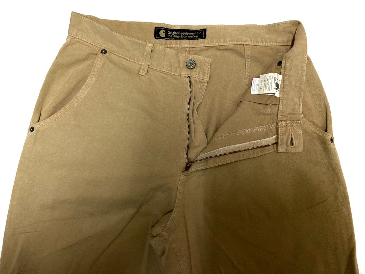 Carhartt × Carhartt Wip × Vintage Vintage 90's Carhatt Painters Utility Dungaree Fit Pants Size US 32 / EU 48 - 3 Thumbnail