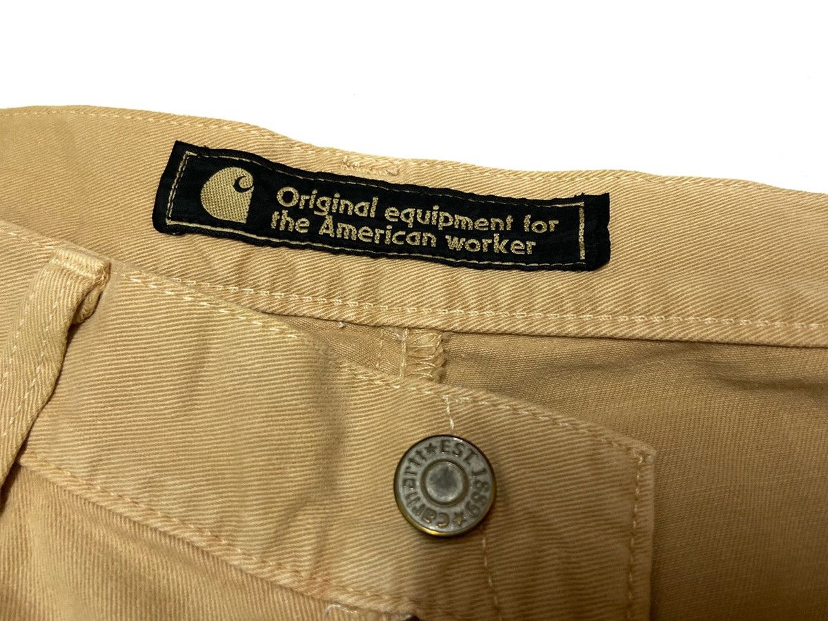 Carhartt × Carhartt Wip × Vintage Vintage 90's Carhatt Painters Utility Dungaree Fit Pants Size US 32 / EU 48 - 5 Thumbnail