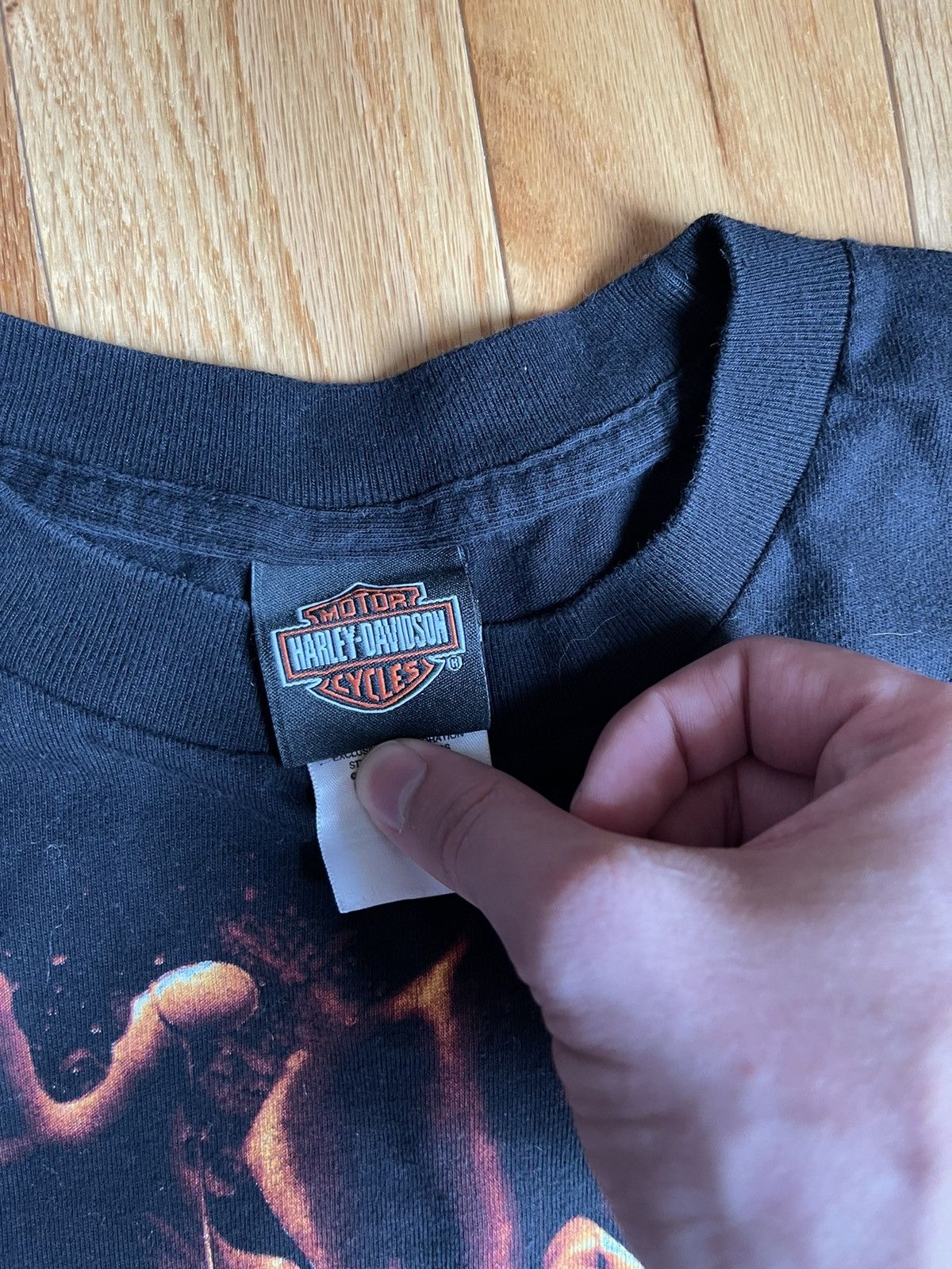 Harley Davidson × Vintage Harley Davidson Vintage Clown Long Sleeve Tee Size US L / EU 52-54 / 3 - 7 Thumbnail