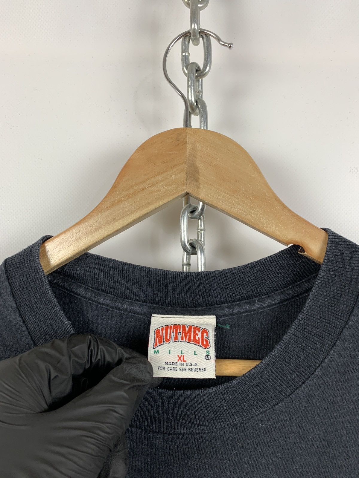 MLB 1991 Vintage Chicago White Sox MLB Nutmeg Single Stitch Tee Size US XL / EU 56 / 4 - 18 Thumbnail