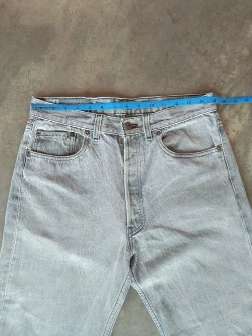 Levi's 90s Vintage Levi's 501 Jeans Grey Made In USA 30x32 Size US 30 / EU 46 - 7 Thumbnail