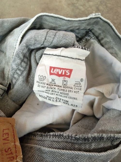 Levi's 90s Vintage Levi's 501 Jeans Grey Made In USA 30x32 Size US 30 / EU 46 - 8 Thumbnail