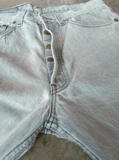 Levi's 90s Vintage Levi's 501 Jeans Grey Made In USA 30x32 Size US 30 / EU 46 - 6 Thumbnail