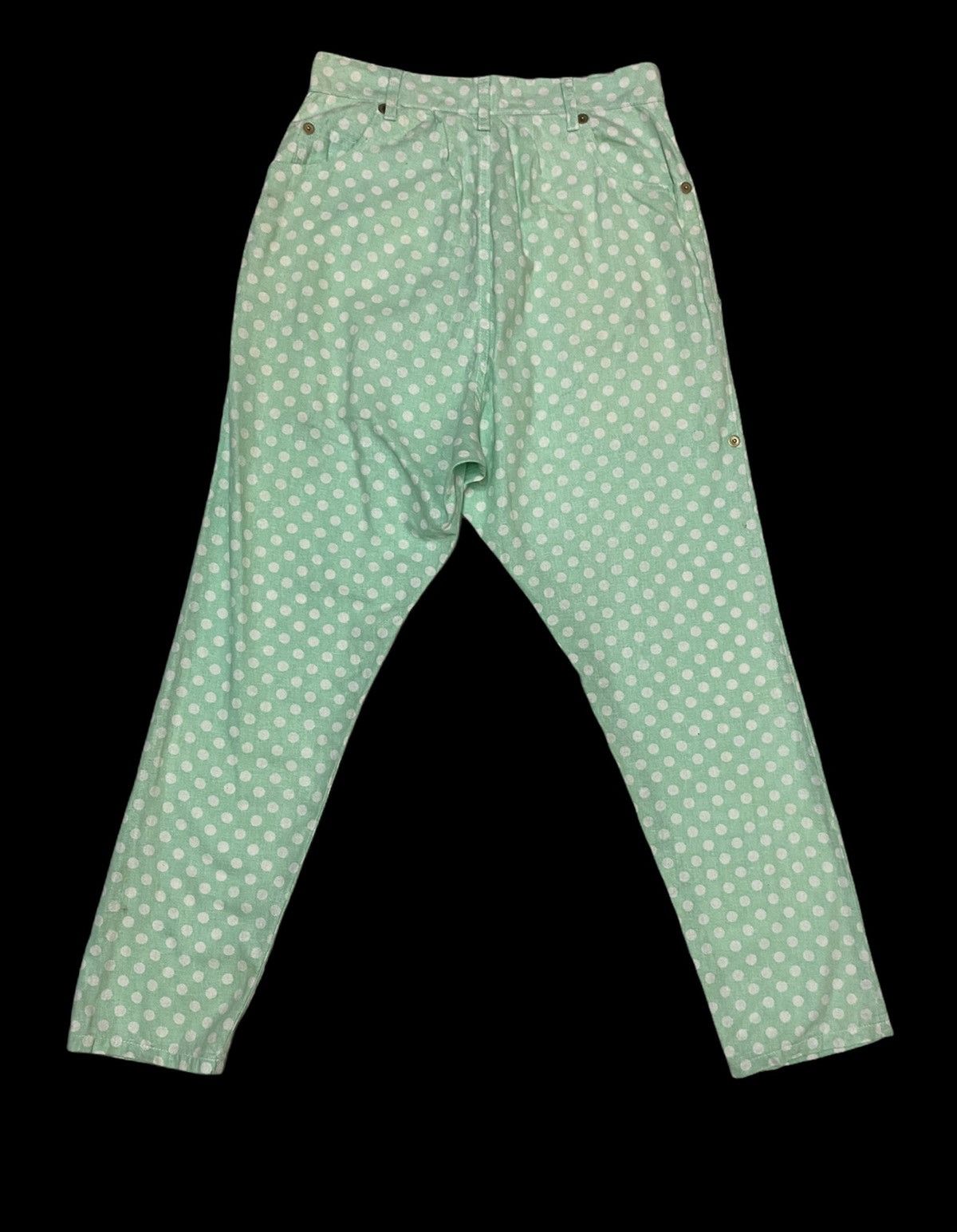 Issey Miyake × Japanese Brand × mercibeaucoup Issey Miyake Mercibeaucoup Polkadot Crotch 6 Pocket Pants Size US 28 / EU 44 - 2 Thumbnail