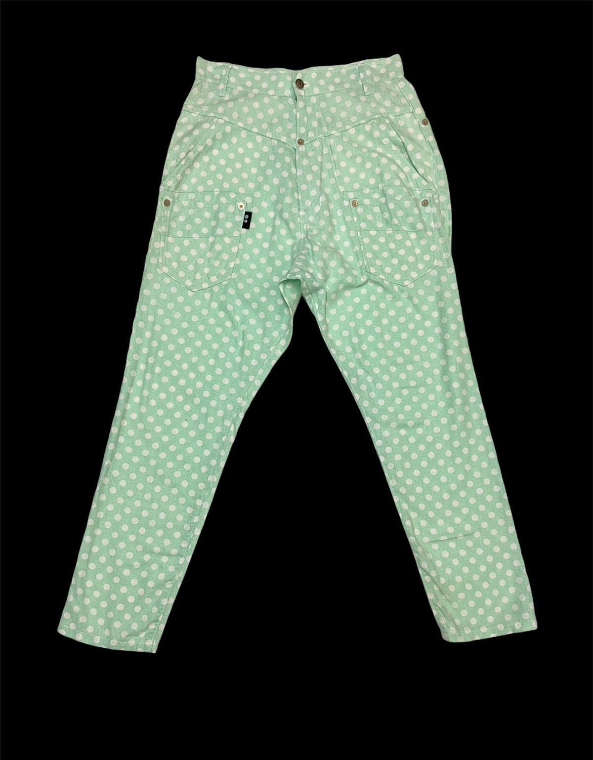 Issey Miyake × Japanese Brand × mercibeaucoup Issey Miyake Mercibeaucoup Polkadot Crotch 6 Pocket Pants Size US 28 / EU 44 - 1 Thumbnail
